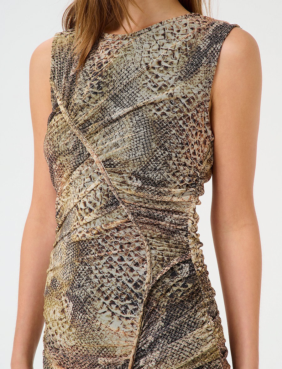 Gestuz - GZmenny dress - cocktailklänningar - golden snake - 5