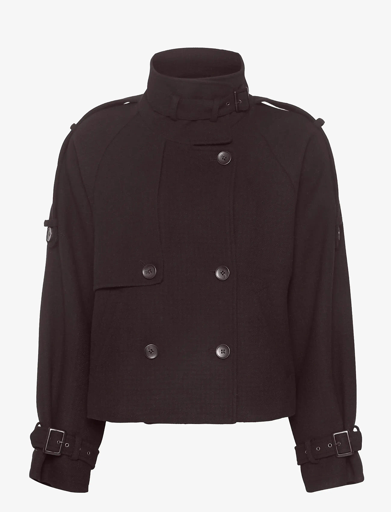 Gestuz GZavic short jacket - CPH fashion week - GANACHE / brown