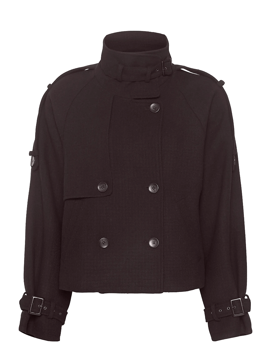 Gestuz - GZavic short jacket - vinterjackor - ganache - 0