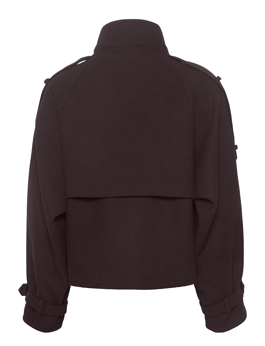 Gestuz - GZavic short jacket - vinterjackor - ganache - 1