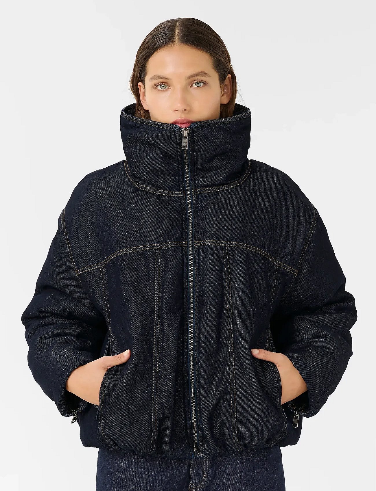GZrinova puffer - DARK BLUE UNWASHED