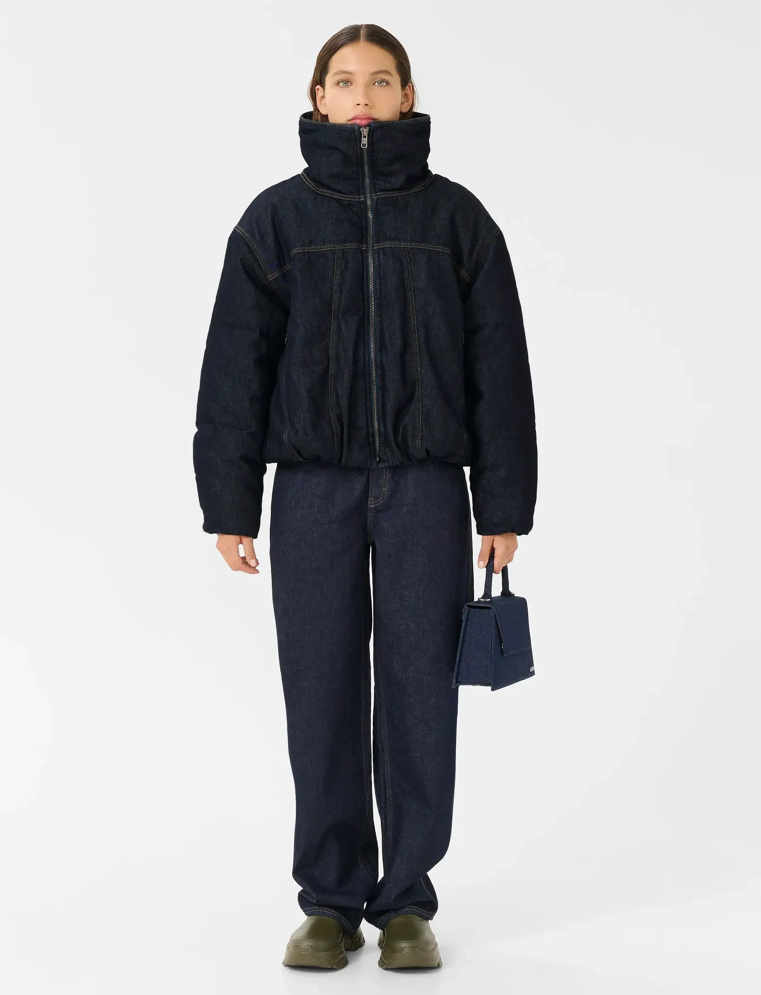 Gestuz - GZrinova puffer - gefütterte & daunenjacken - dark blue unwashed - 3