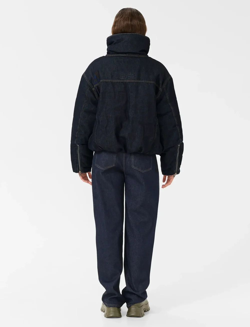 Gestuz - GZrinova puffer - dunjakker - dark blue unwashed - 4