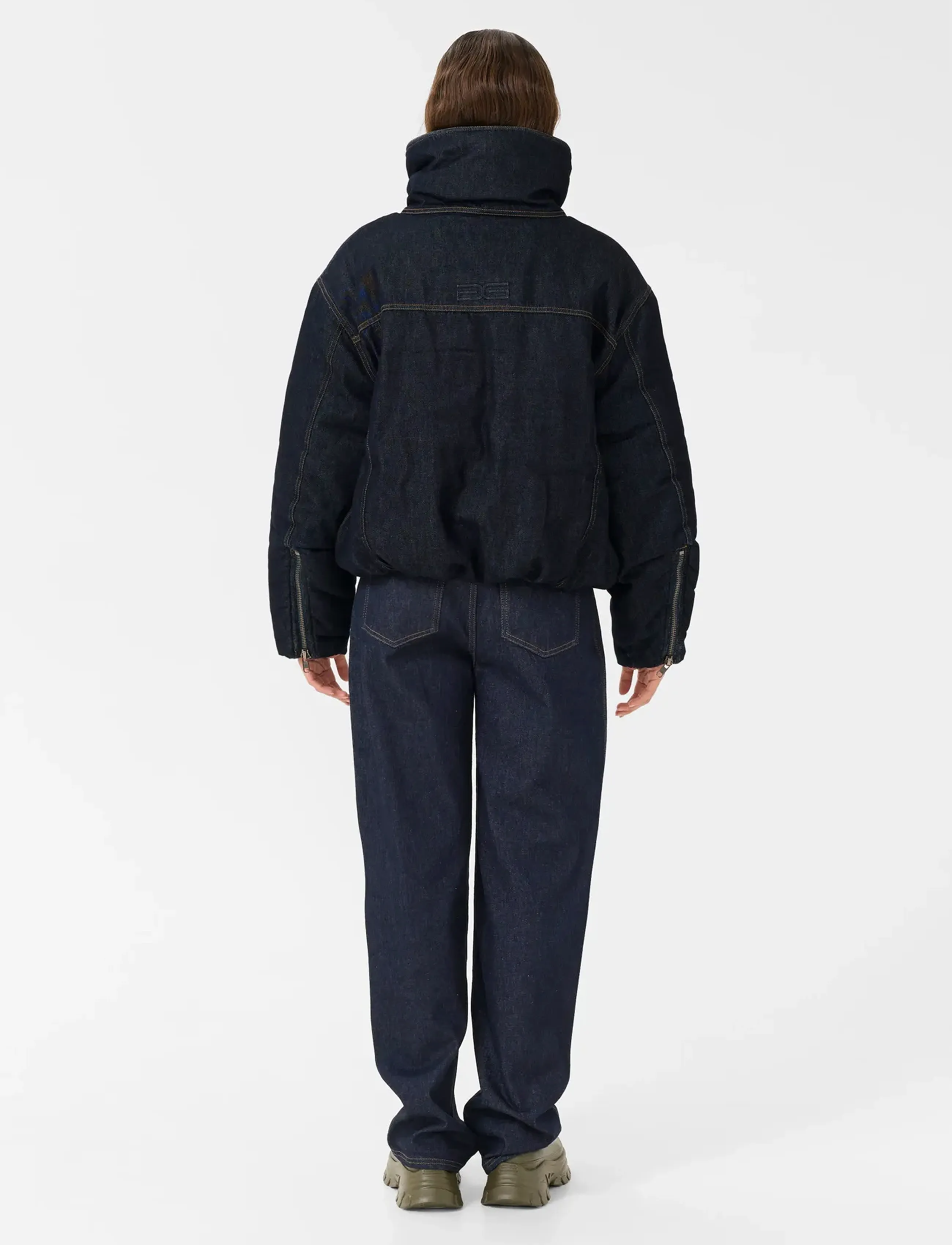 Gestuz - GZrinova puffer - gefütterte & daunenjacken - dark blue unwashed - 4