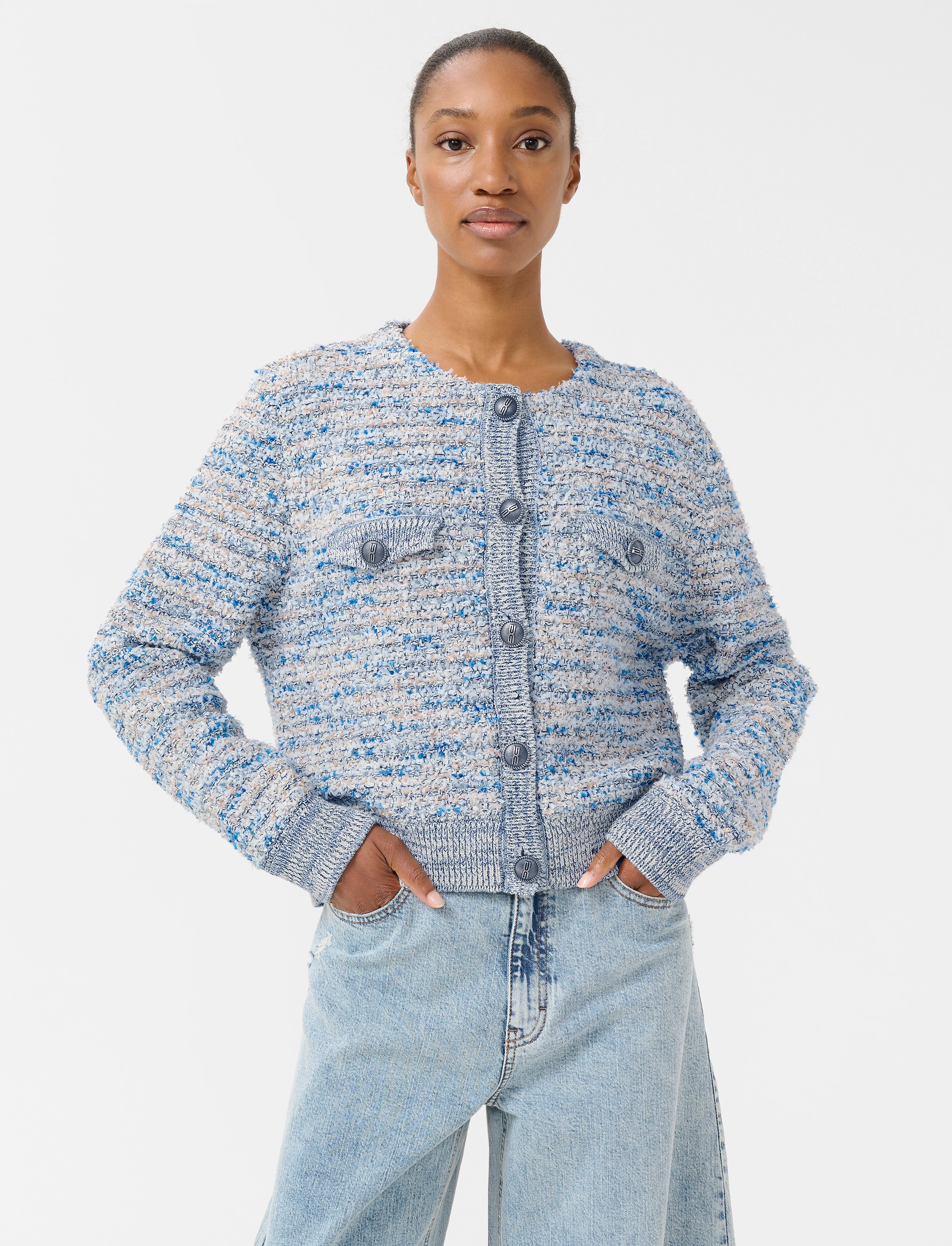 Gestuz Gzcannie Cardigan, XL, Blue, Strik > Cardigans, Dame