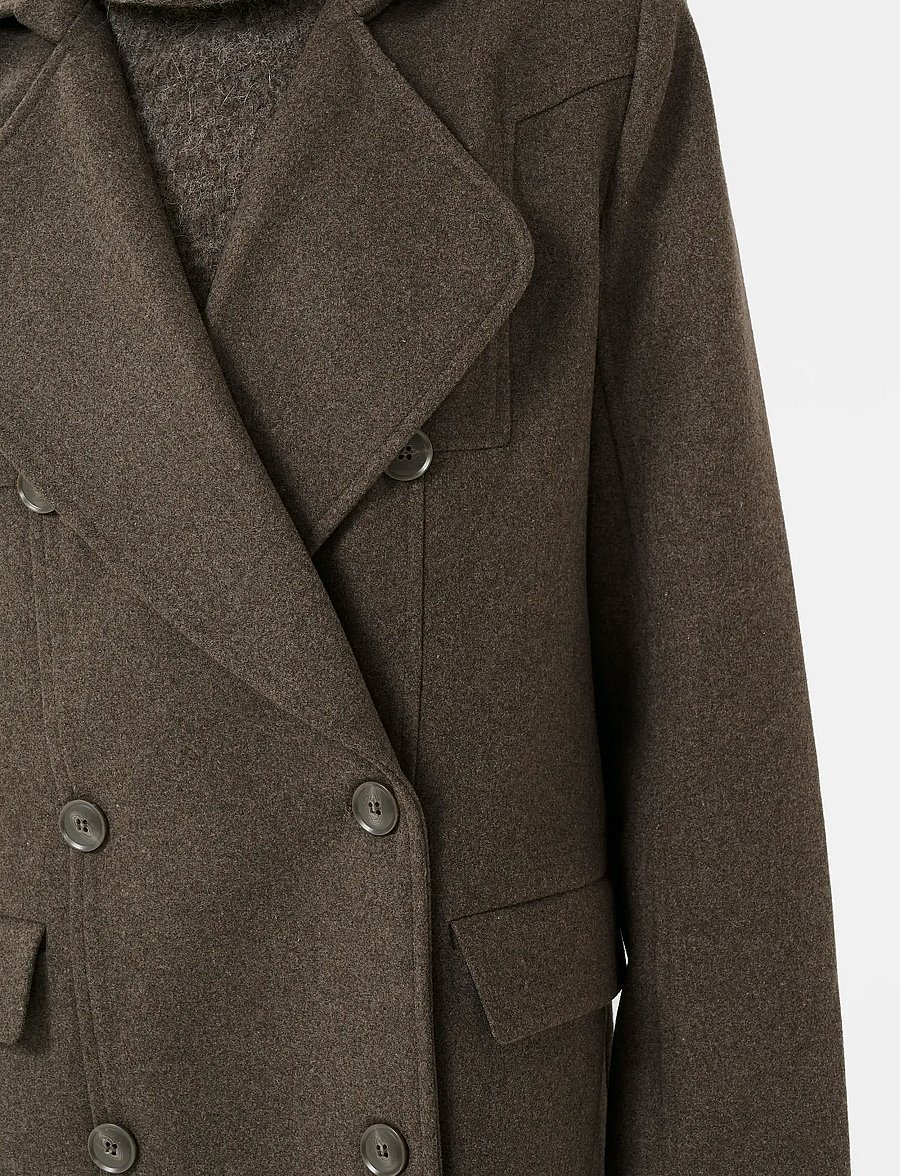 Gestuz - GZzinka long coat - winterjassen - dark mole - 5