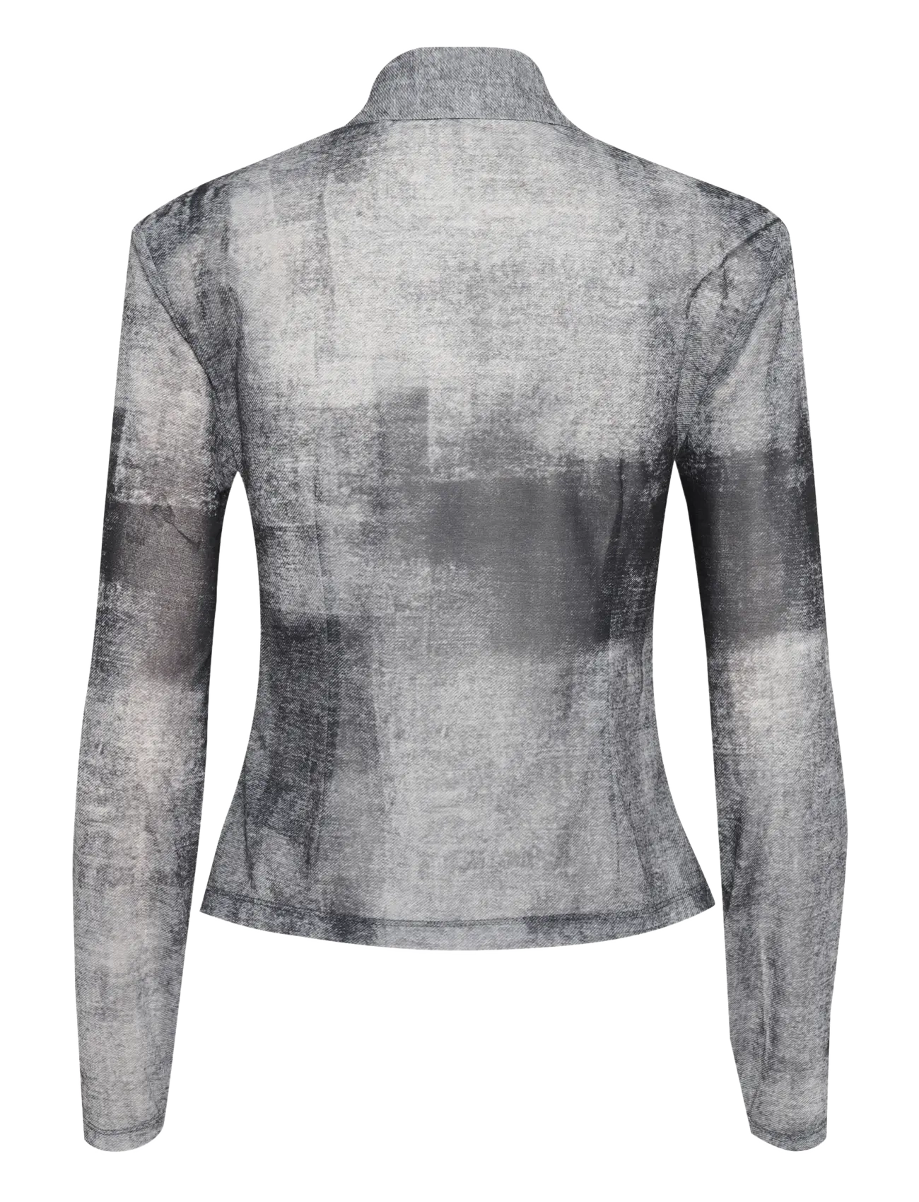 Gestuz - GZdeona P shirt - långärmade skjortor - black denim - 2