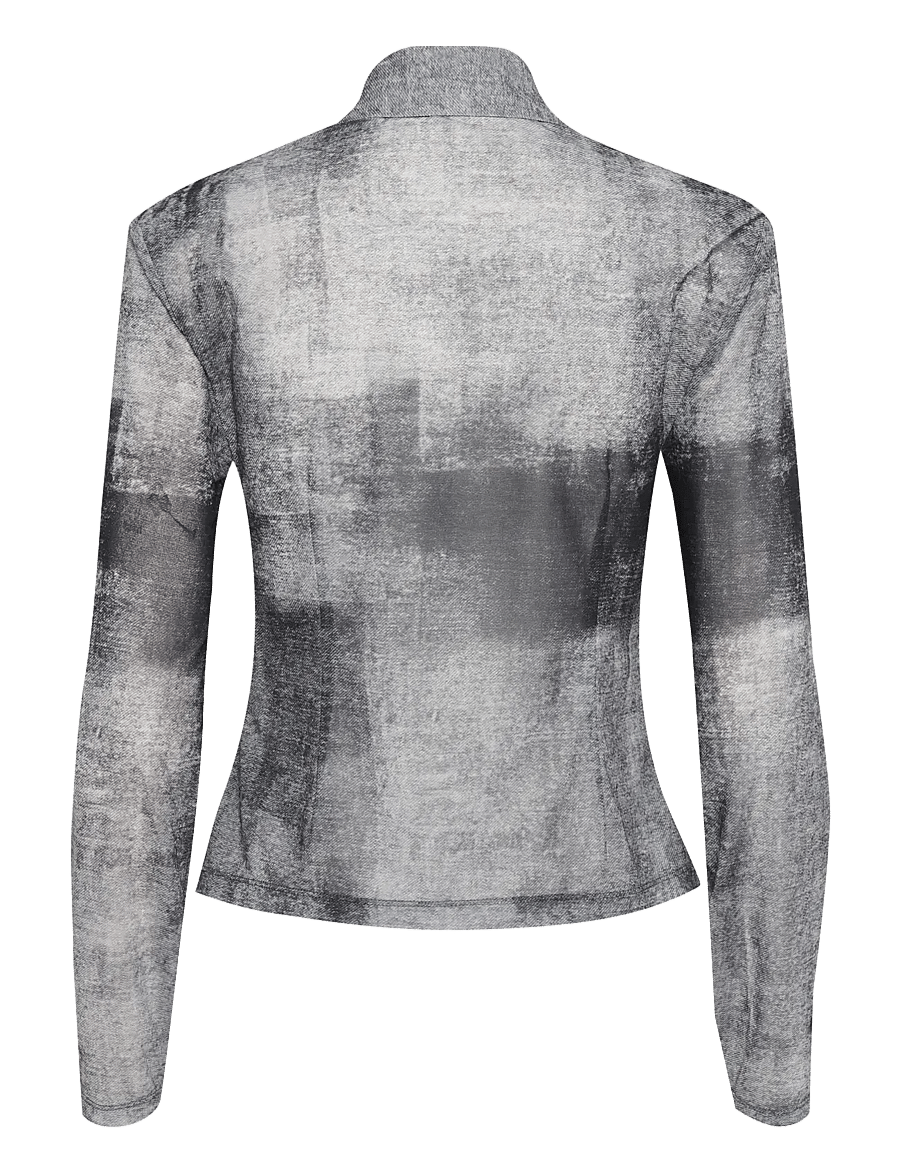 Gestuz - GZdeona P shirt - langärmlige hemden - black denim - 2