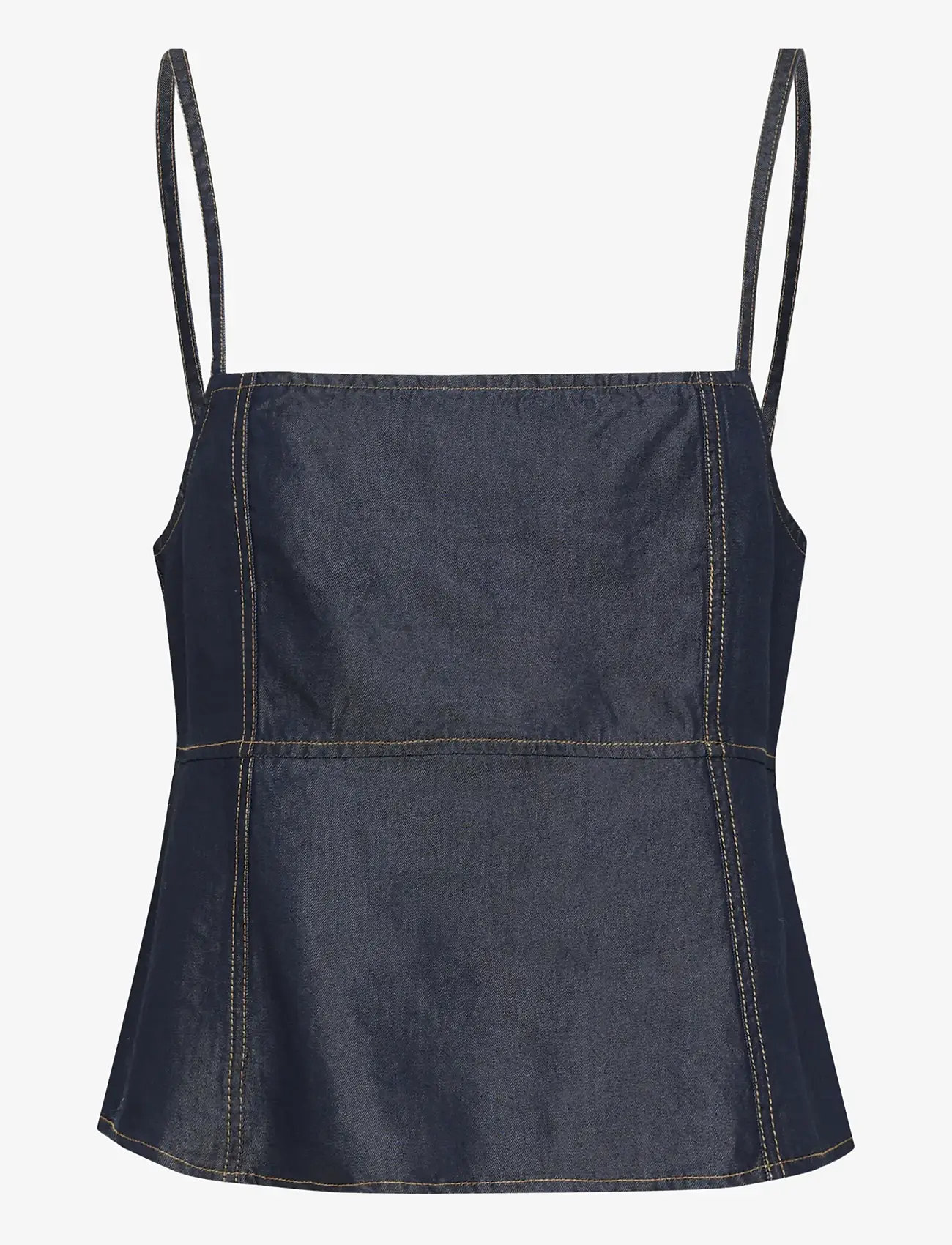 Gestuz - GZnia singlet - Ärmellose blusen - dark blue unwashed - 1
