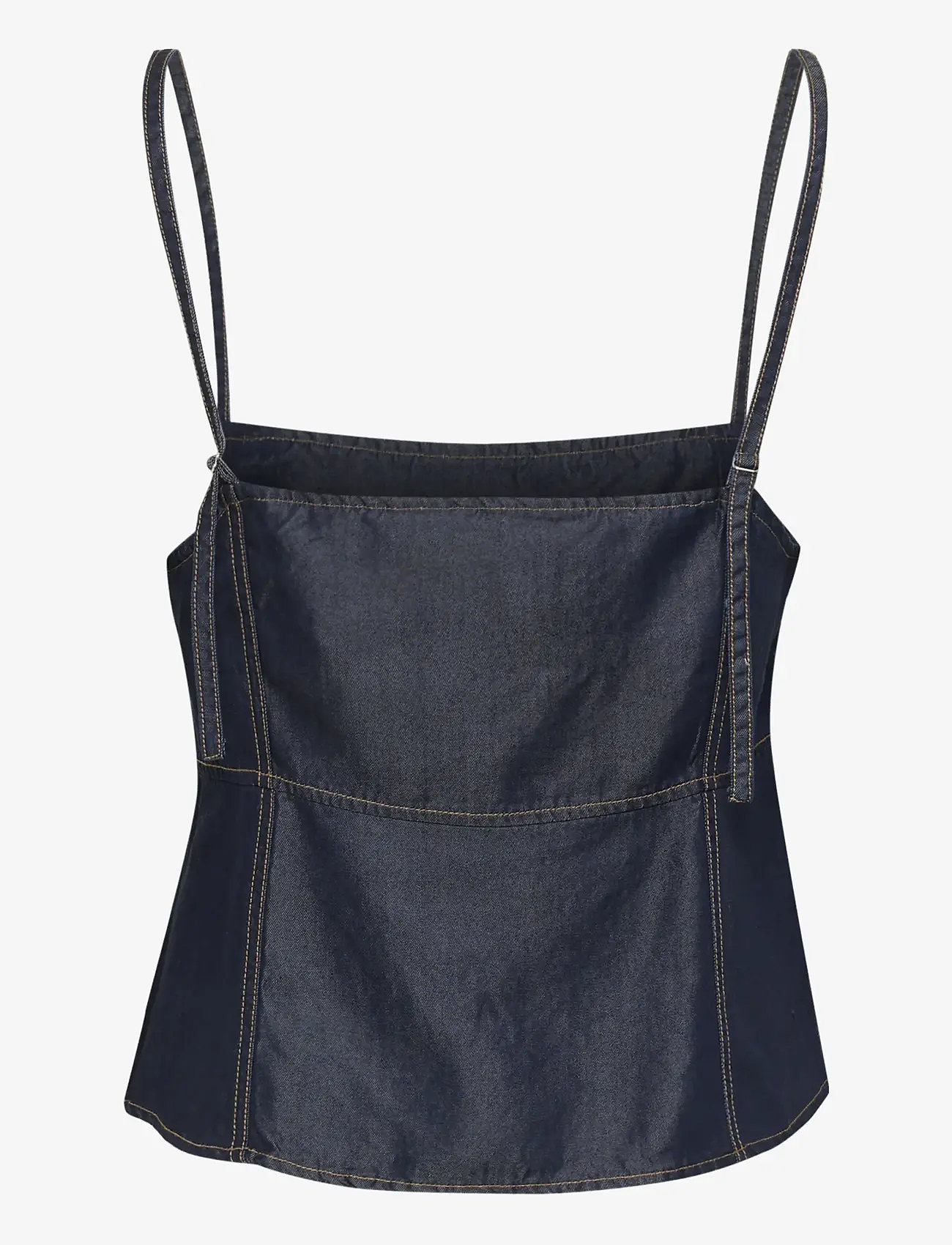 Gestuz - GZnia singlet - Ärmellose blusen - dark blue unwashed - 2