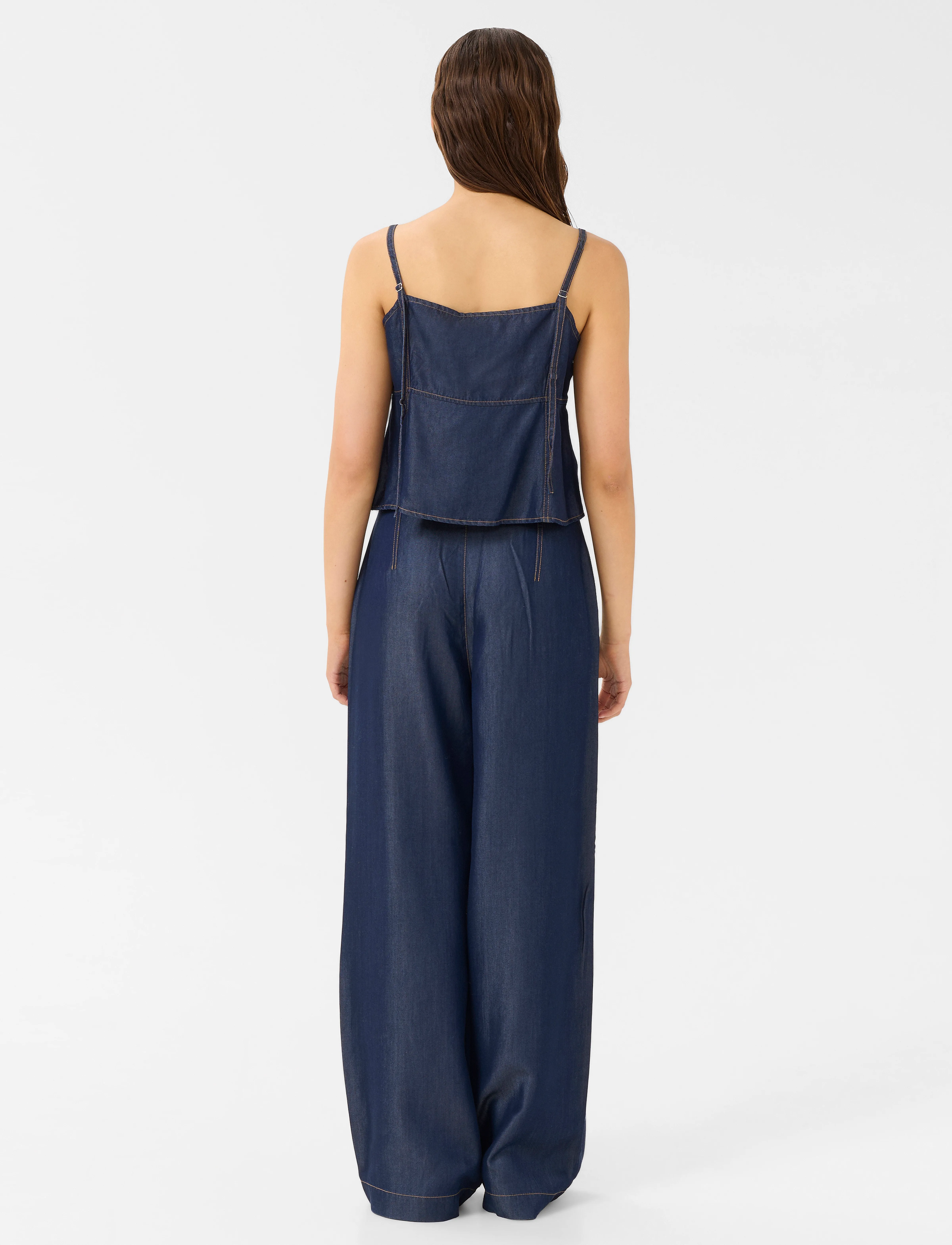 Gestuz - GZnia singlet - hihattomat puserot - dark blue unwashed - 4