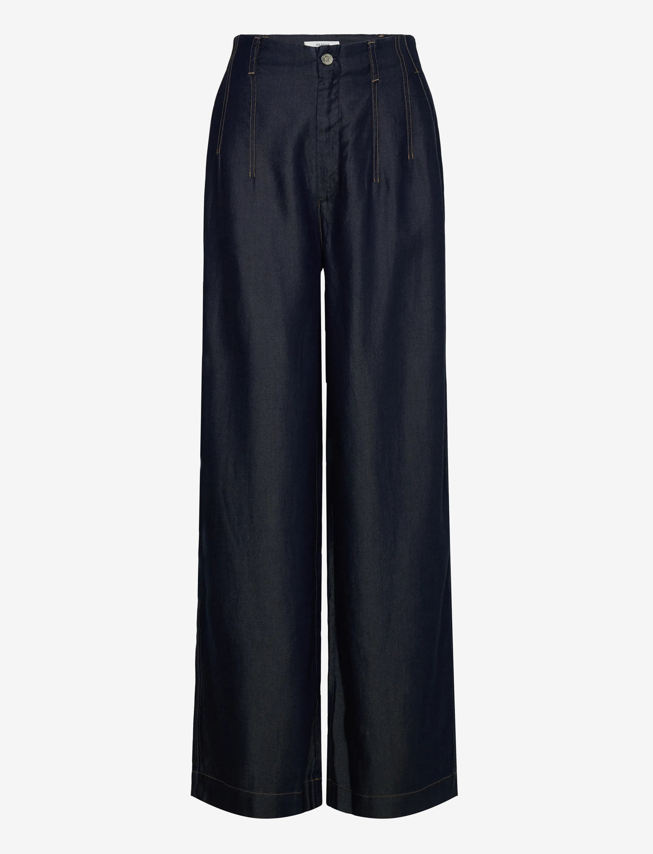 Gestuz - GZnia HW pants - formell - dark blue unwashed - 1