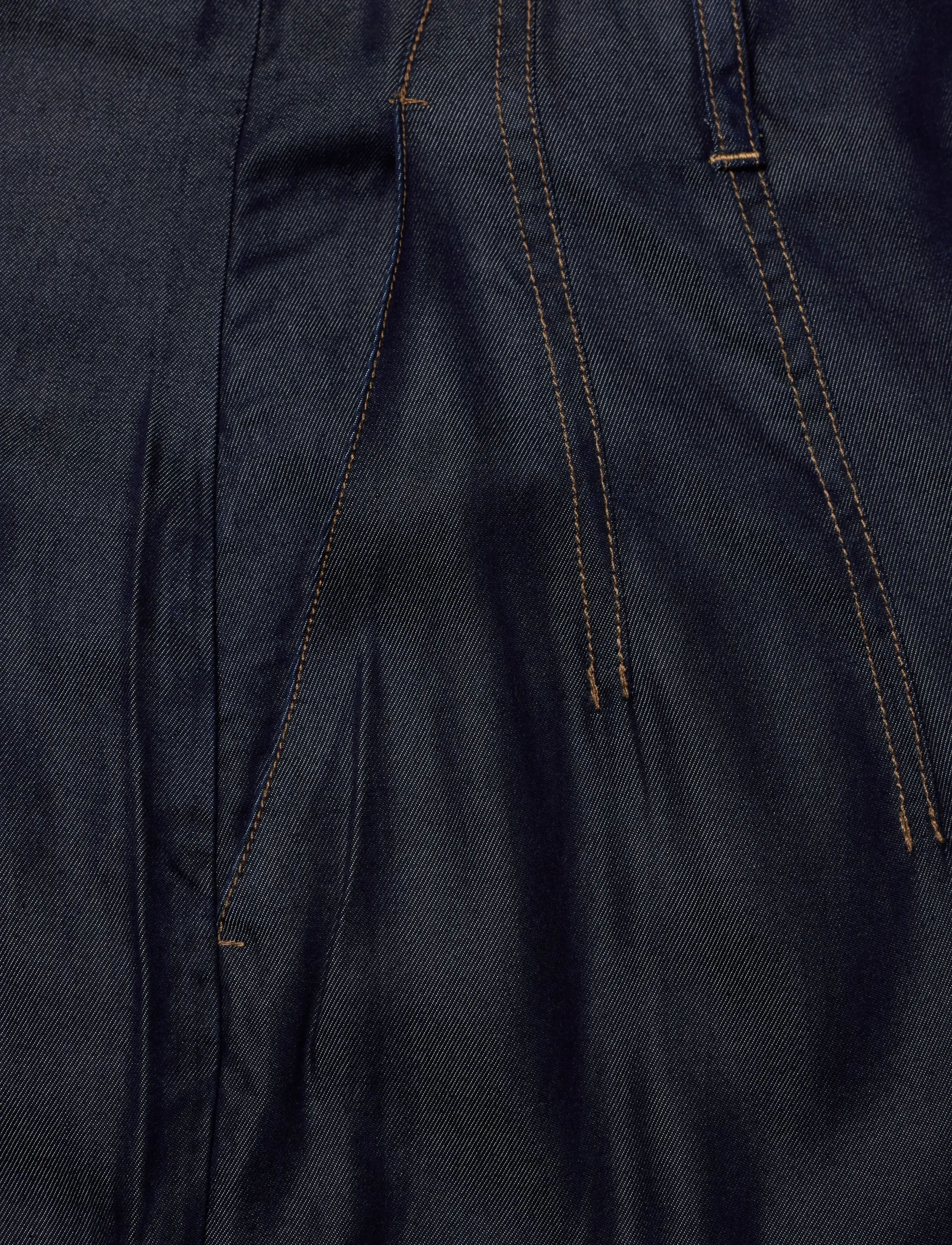 Gestuz - GZnia HW pants - dark blue unwashed - 5