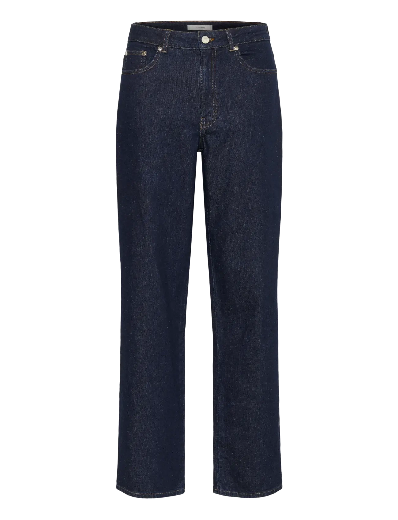 Gestuz GZsummer HW wide jeans - Brede jeans - UNWASHED DENIM / navy