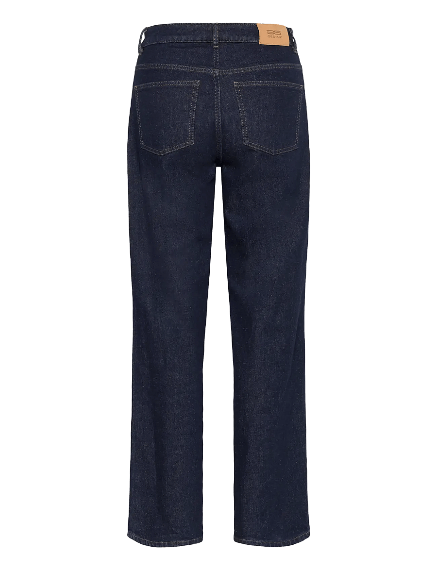 Gestuz - GZsummer HW wide jeans - brede jeans - unwashed denim - 2