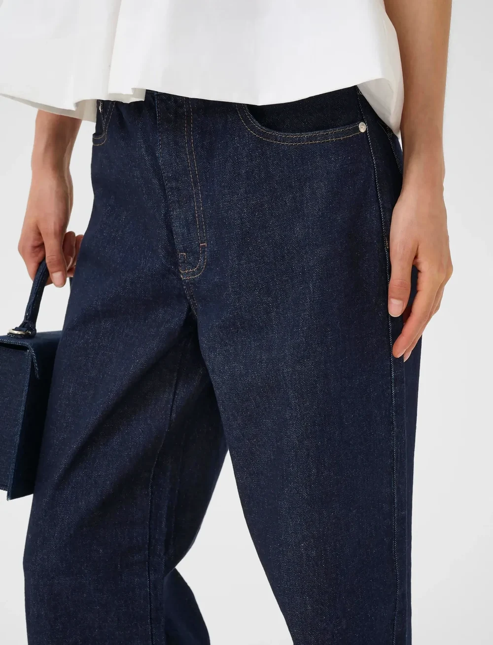 Gestuz - GZsummer HW wide jeans - brede jeans - unwashed denim - 5