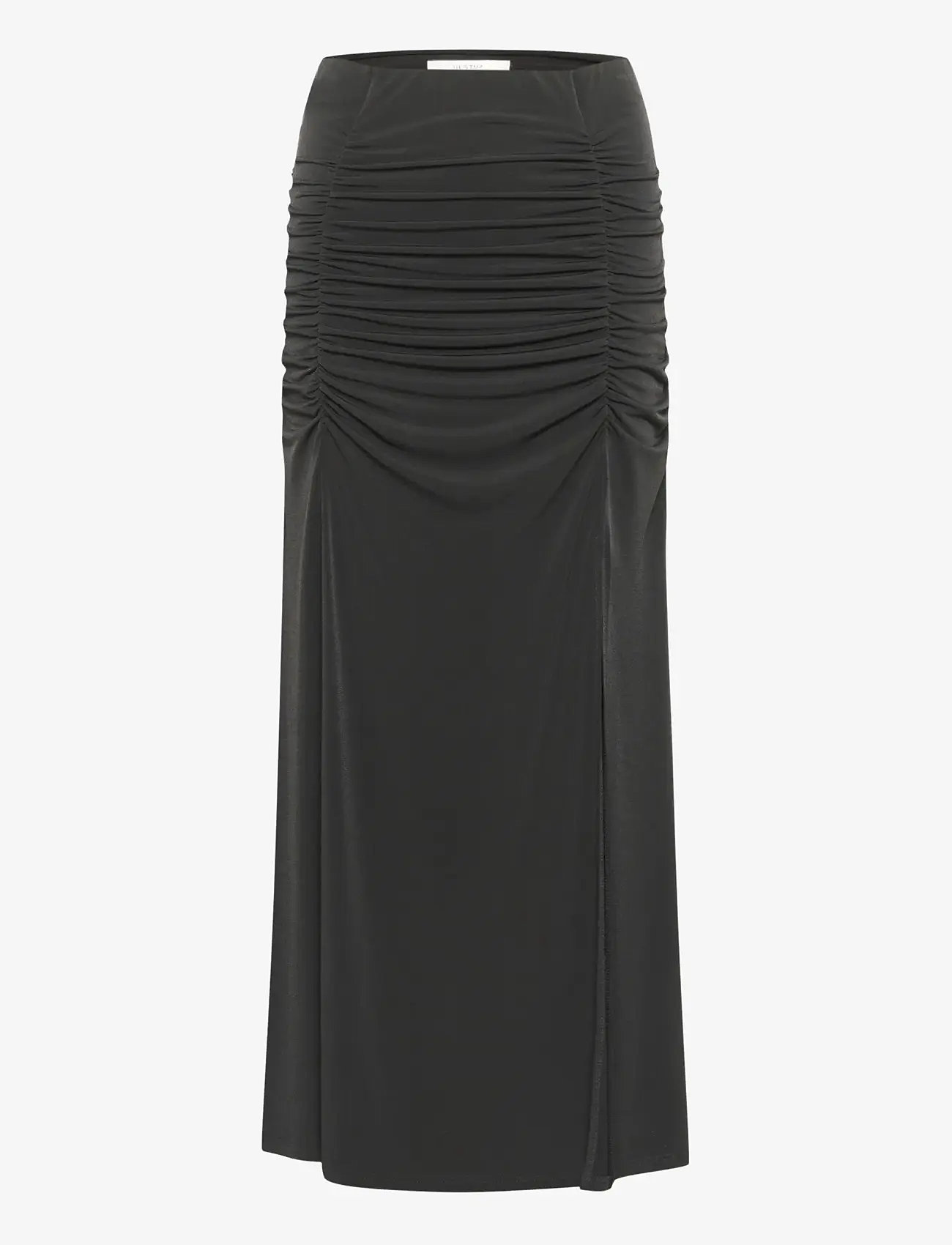 Gestuz - GZmaily slit skirt - maxi röcke - black - 1