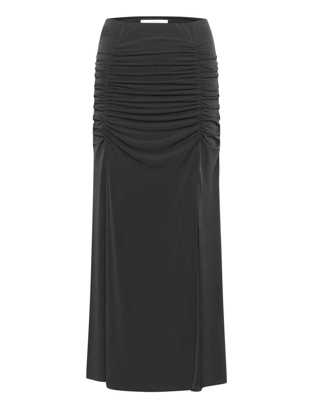 Gestuz GZmaily slit skirt - Maxi Röcke - BLACK / black