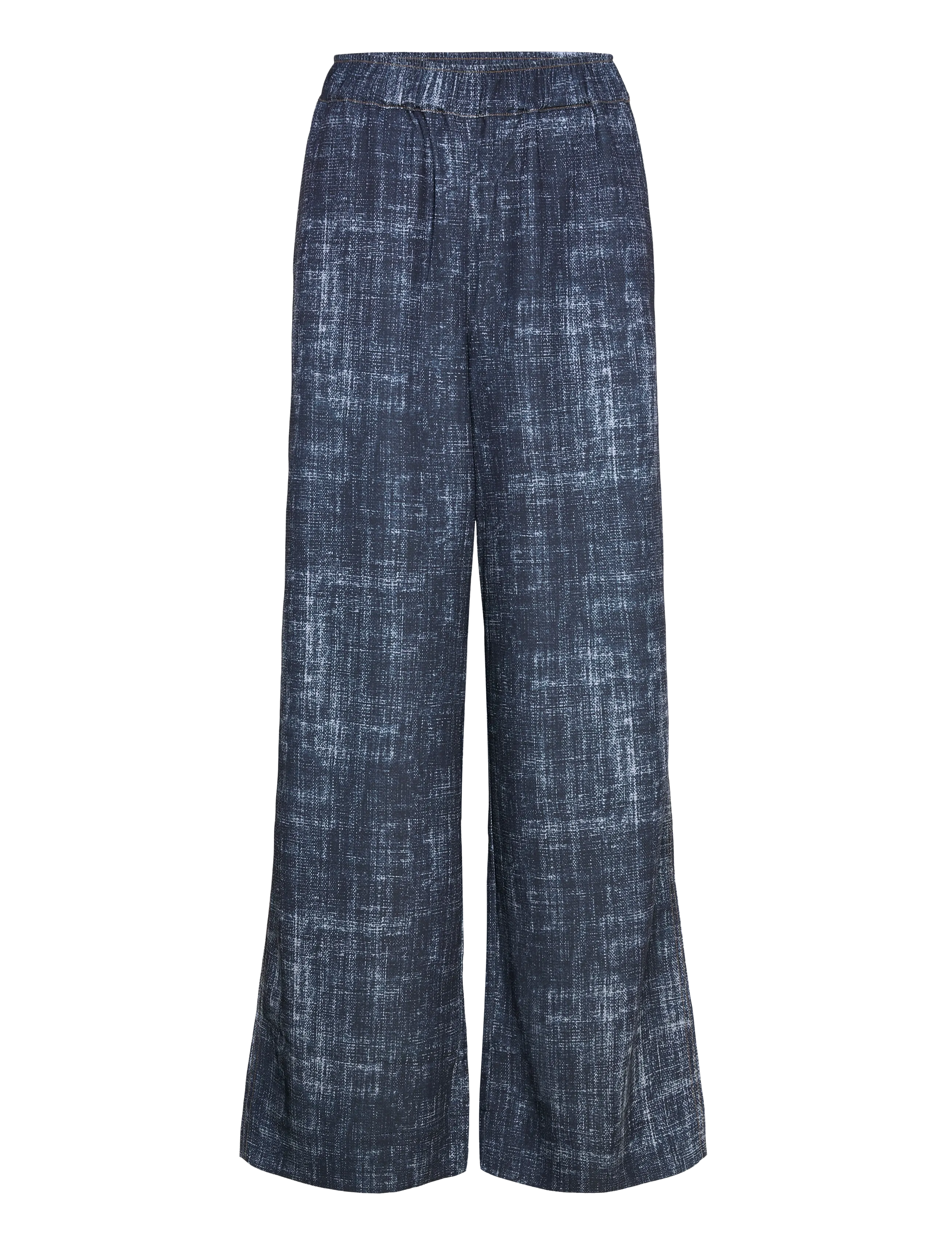 Gestuz GZdemia P HW pants - Riided - DARK DENIM STRUCTURE / navy