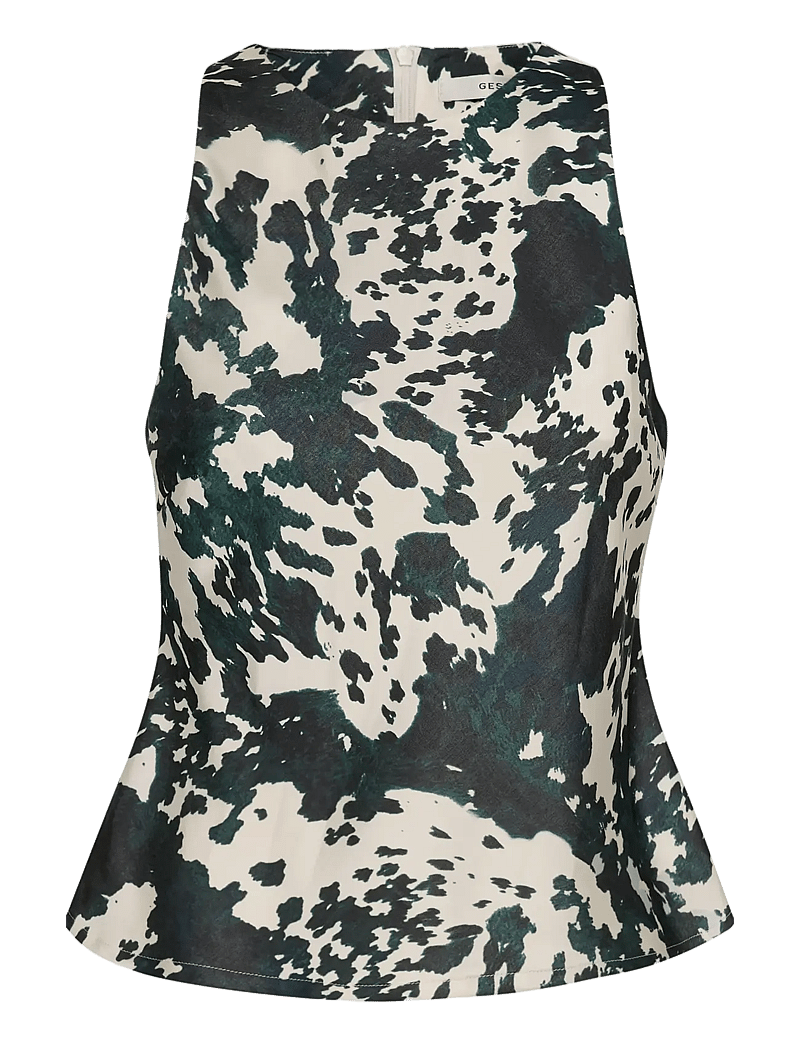 Gestuz - GZceri P top - Ärmellose tops - green ox - 1