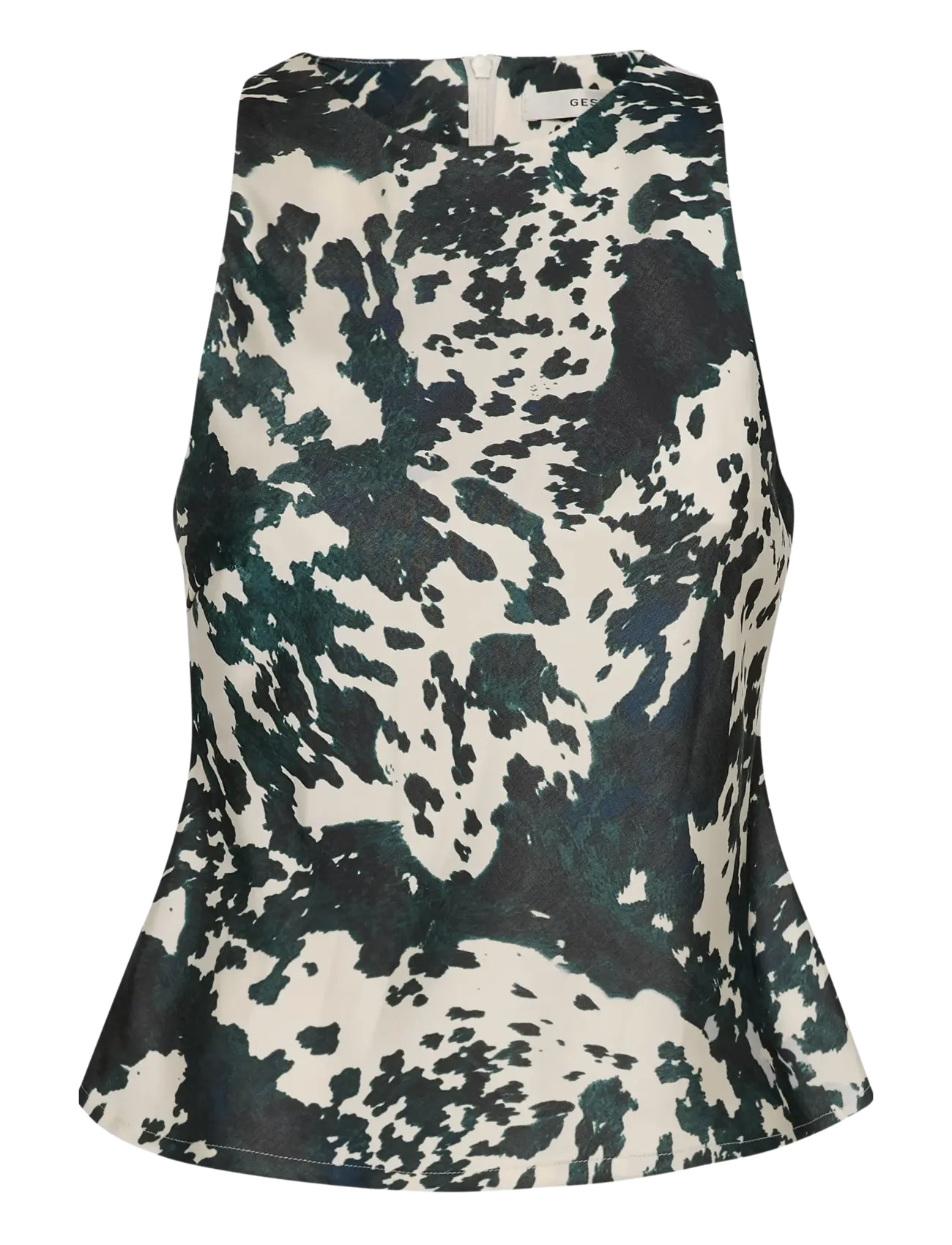 Gestuz GZceri P top - T-Shirts & Tops - GREEN OX / multi