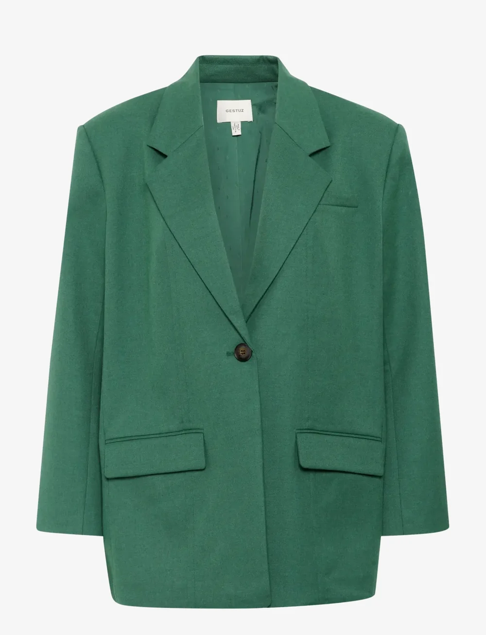 Gestuz - GZcallia OZ blazer - einreihige blazer - posy green melange - 1