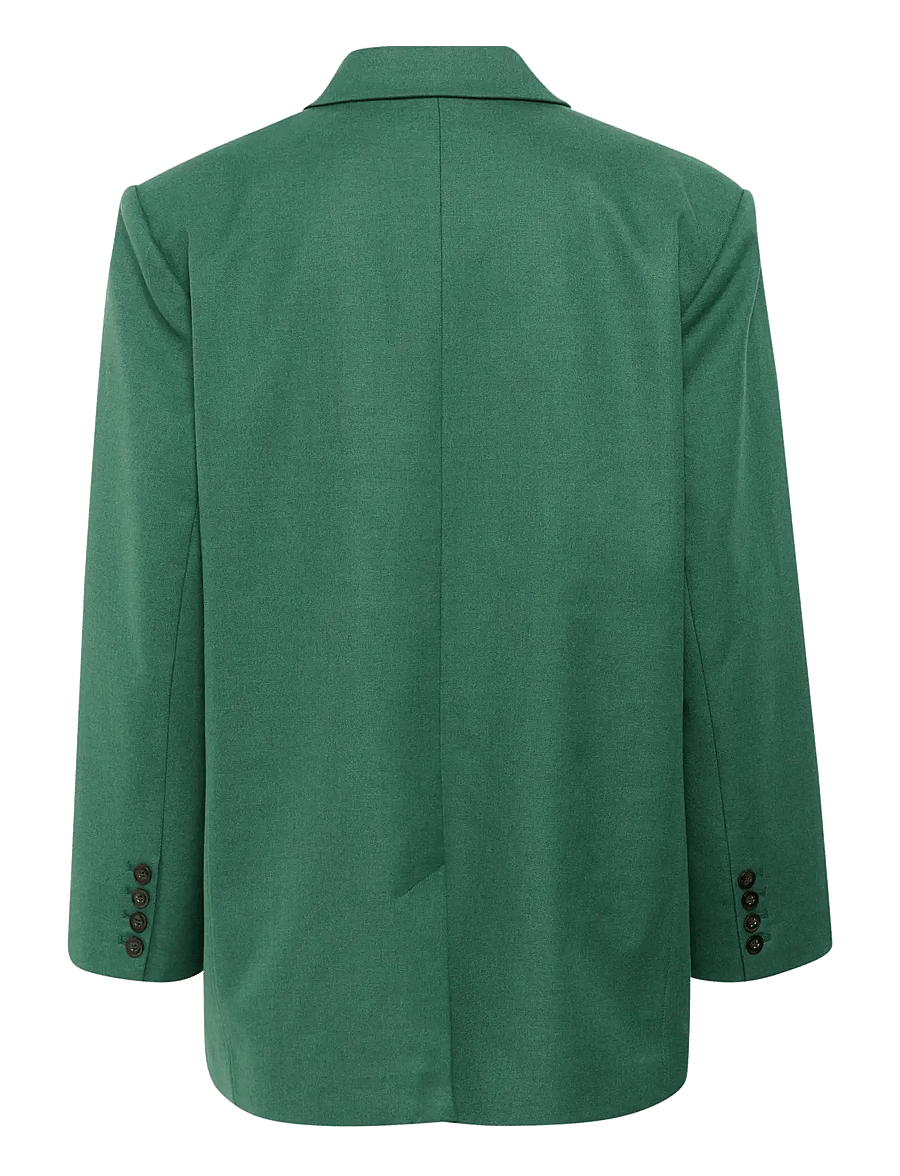 Gestuz - GZcallia OZ blazer - Žaketes ar vienrindas pogājumu - posy green melange - 2