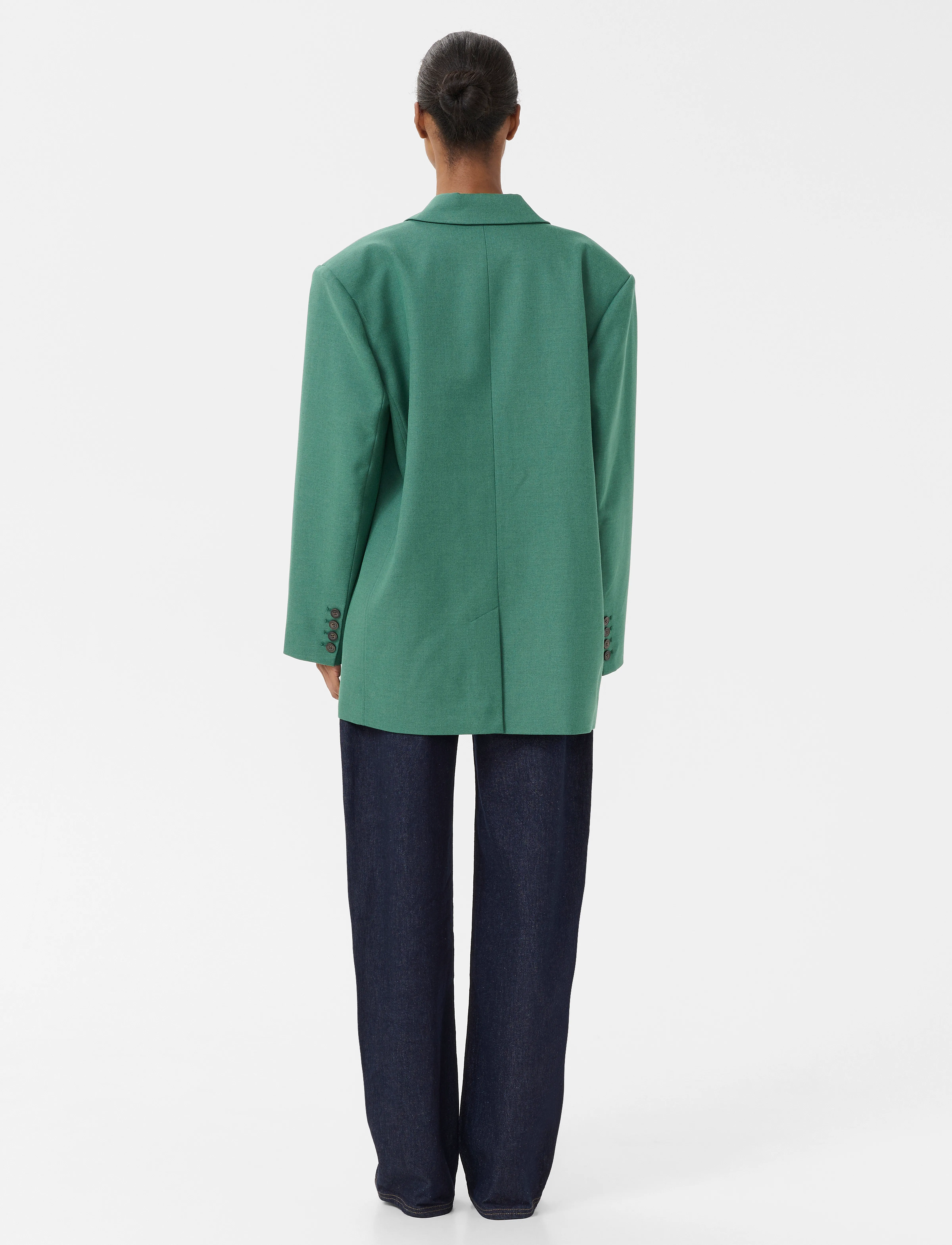 Gestuz - GZcallia OZ blazer - festtøj til outletpriser - posy green melange - 4