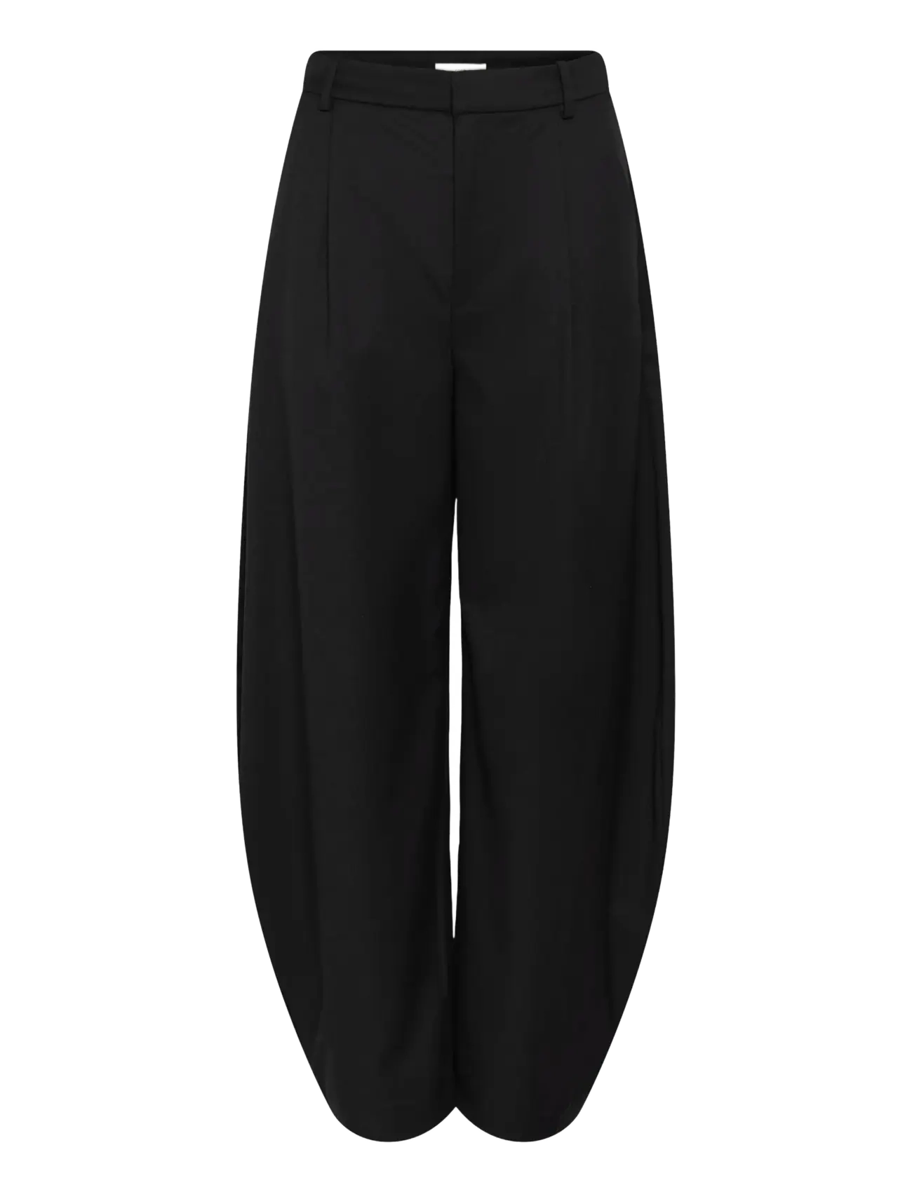 Gestuz - GZcallia MW barrel pants - hosen mit geradem bein - black - 1