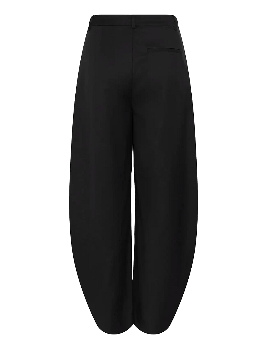 Gestuz - GZcallia MW barrel pants - hosen mit geradem bein - black - 2