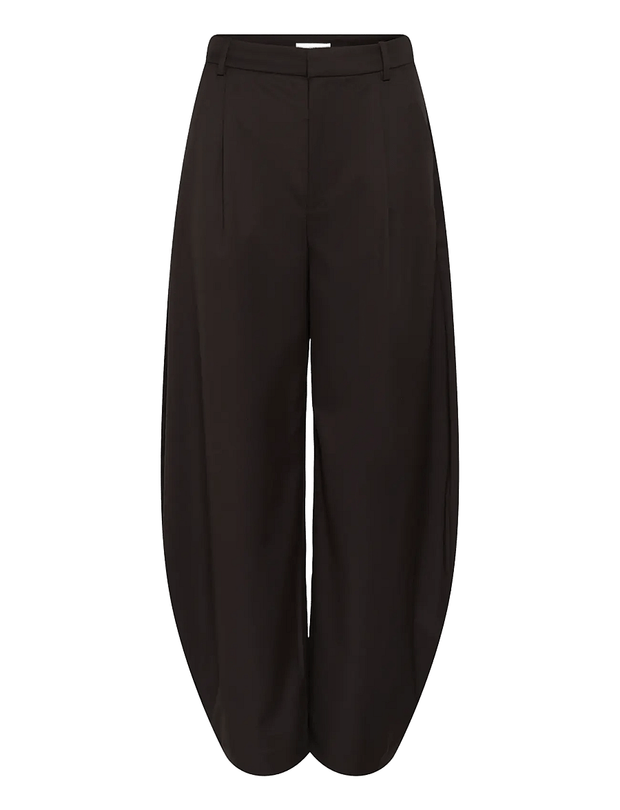 Gestuz - GZcallia MW barrel pants - barrel-bukser - ganache - 0