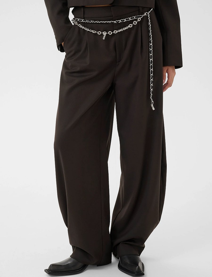 Gestuz - GZcallia MW barrel pants - barrel-bukser - ganache - 2