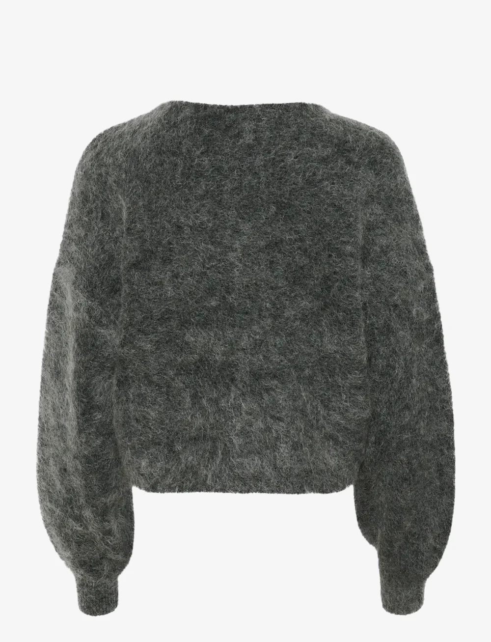 Gestuz - GZdebbie V cardigan NOOS - koftor - charcoal melange - 2