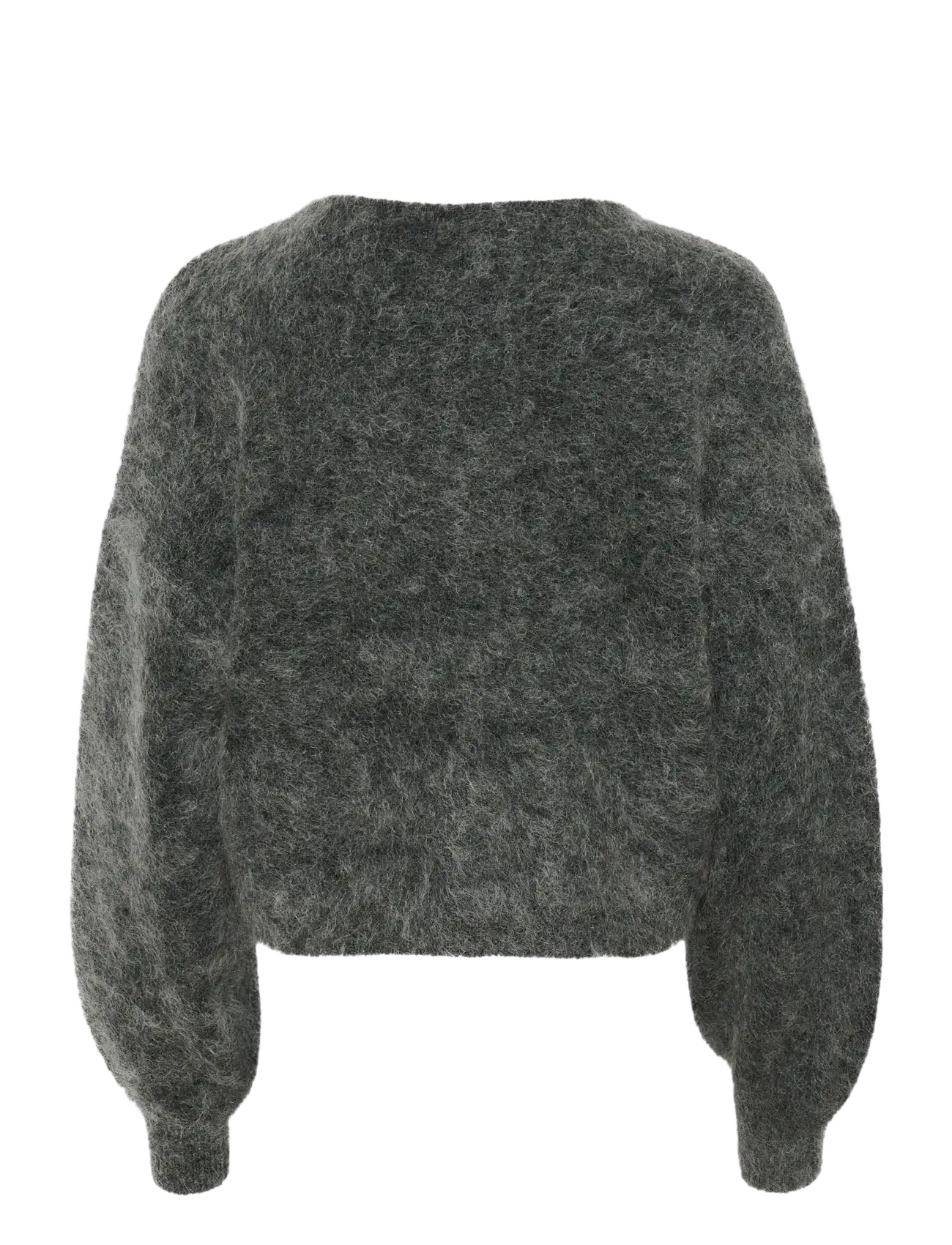 Gestuz - GZdebbie V cardigan NOOS - charcoal melange - 2