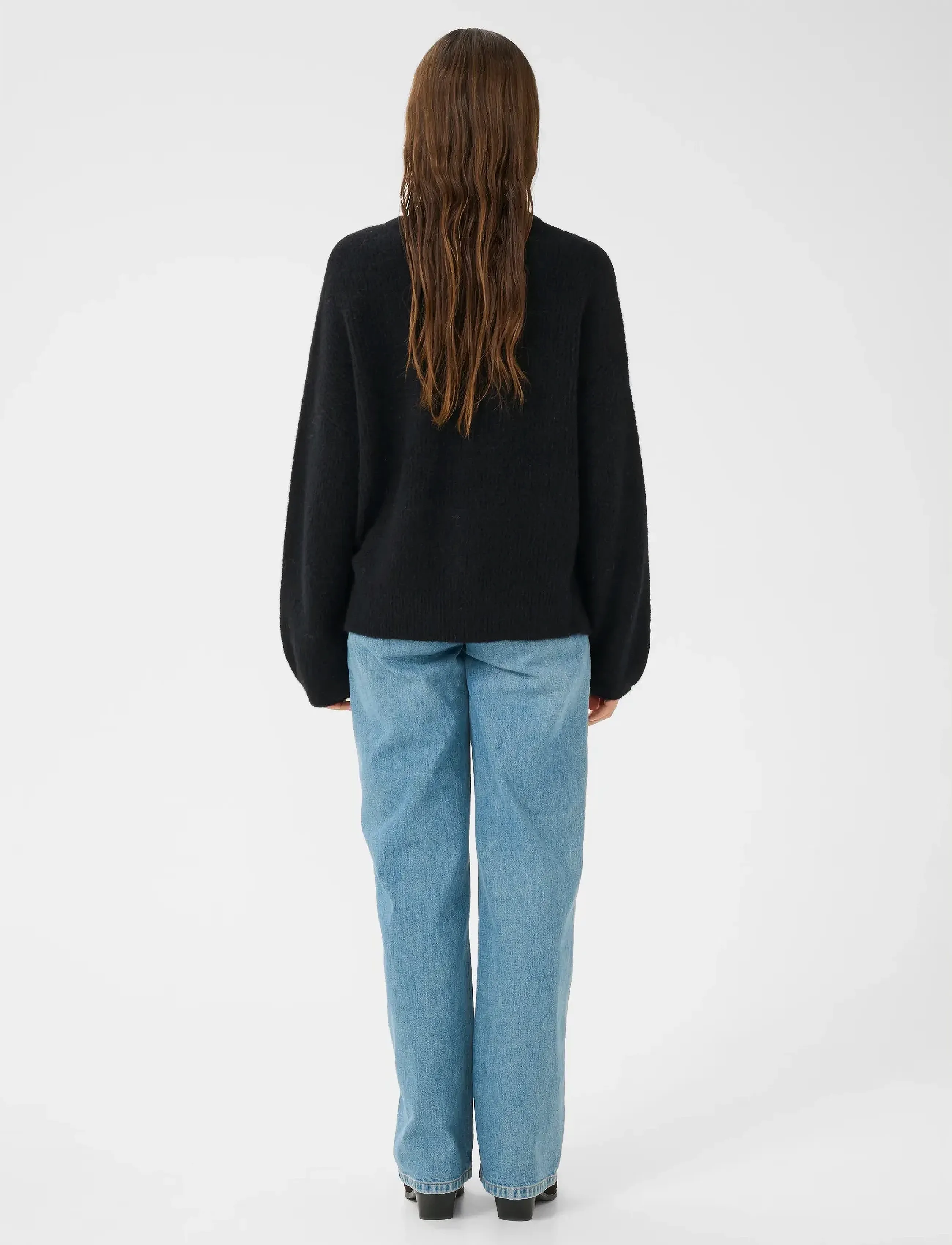 Gestuz - GZalpha slit pullover NOOS - džemprid - black - 4