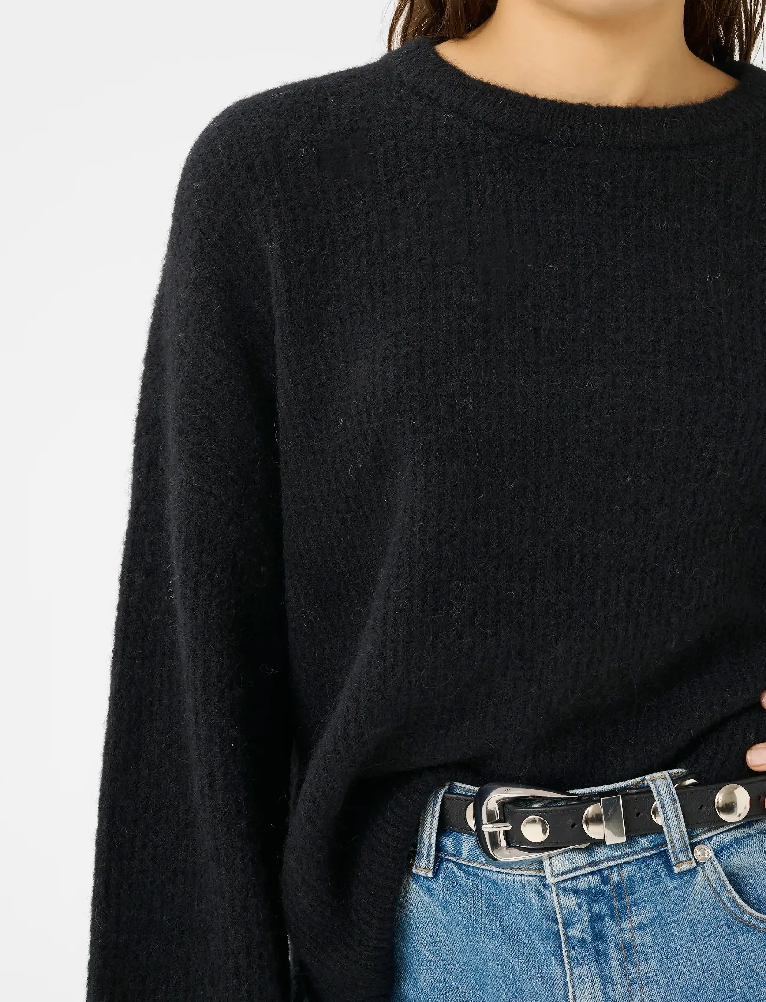 Gestuz - GZalpha slit pullover NOOS - džemprid - black - 5