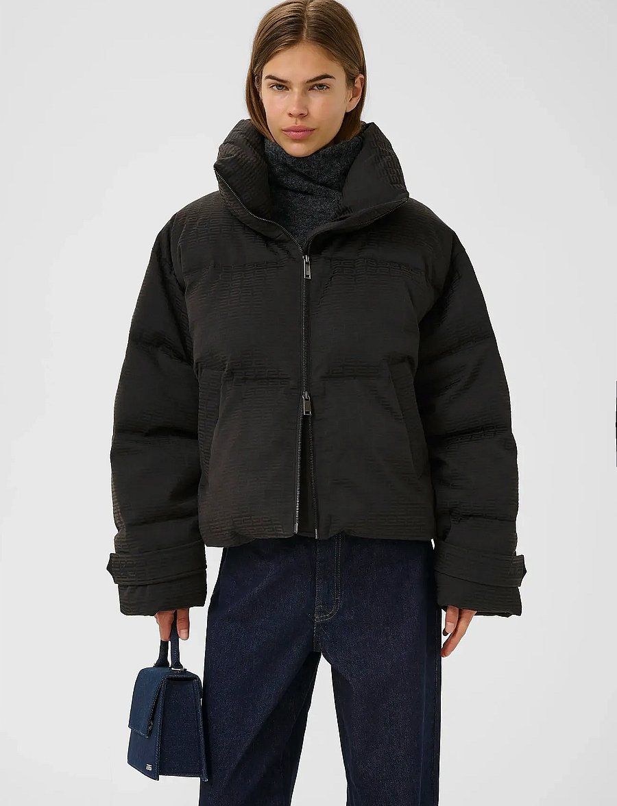 Gestuz - GZnansi short puffer - winterjacken - black - 0