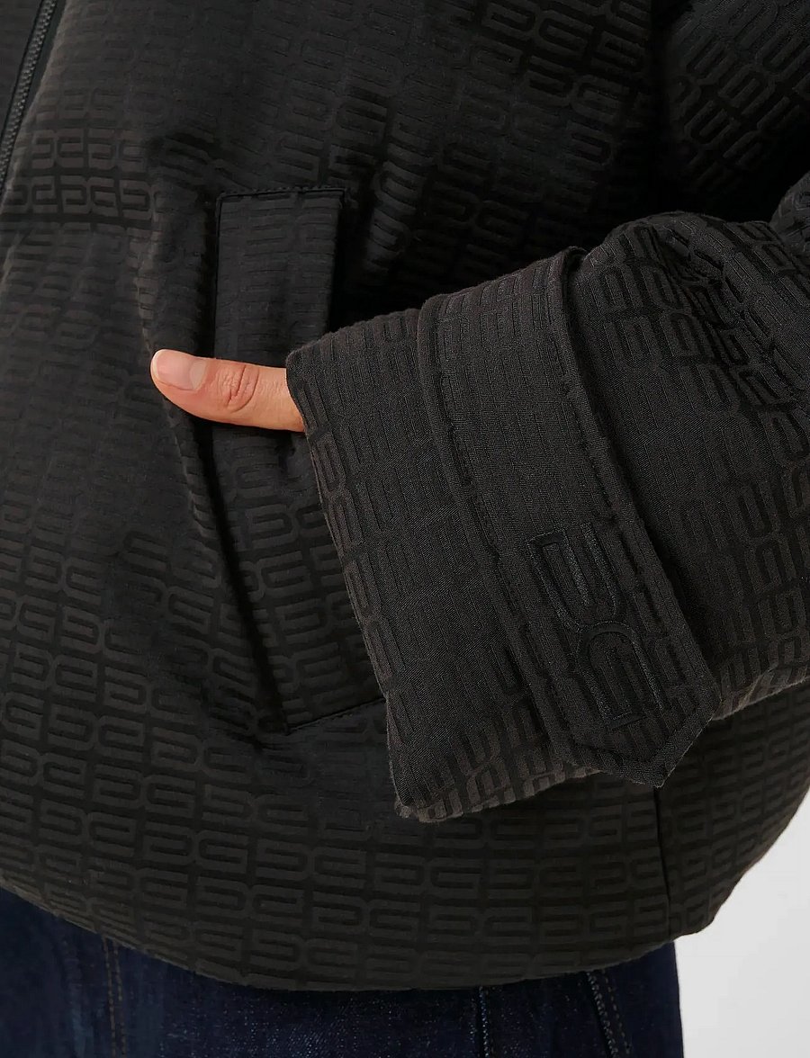 Gestuz - GZnansi short puffer - winterjacken - black - 5