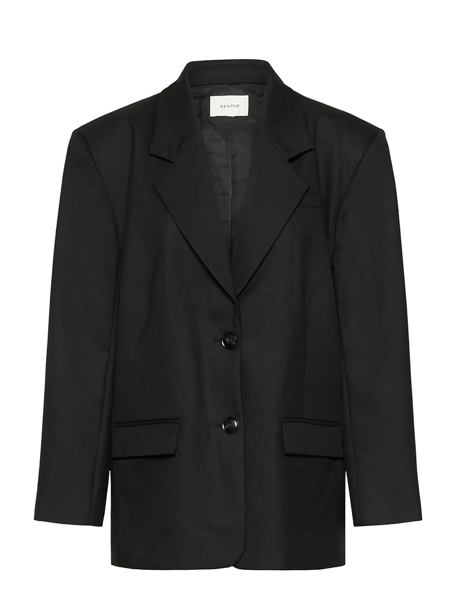 Gestuz - GZpaula OZ blazer NOOS - Üherealised pintsakud - black - 1