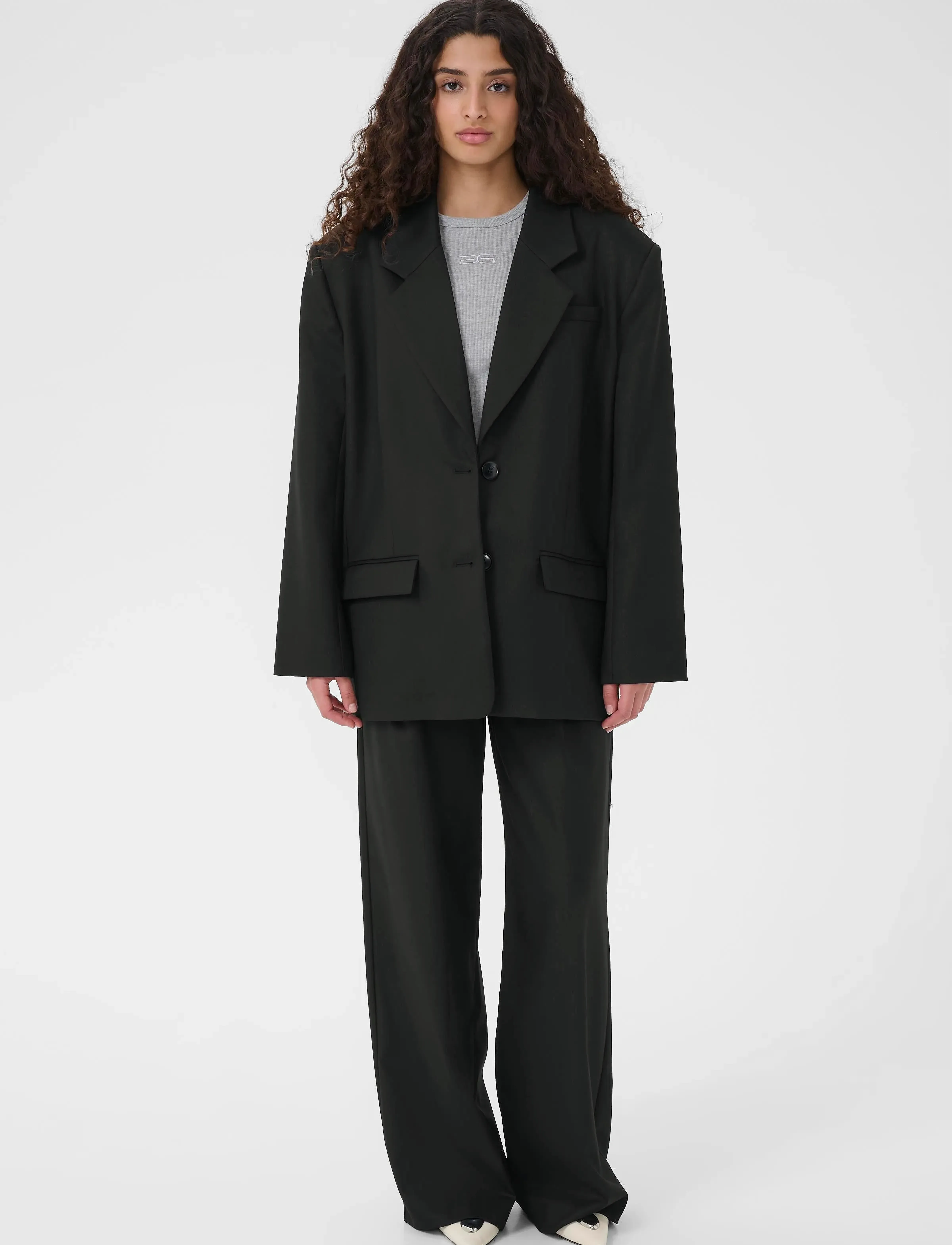Gestuz - GZpaula OZ blazer NOOS - vienaeiliai švarkai - black - 3