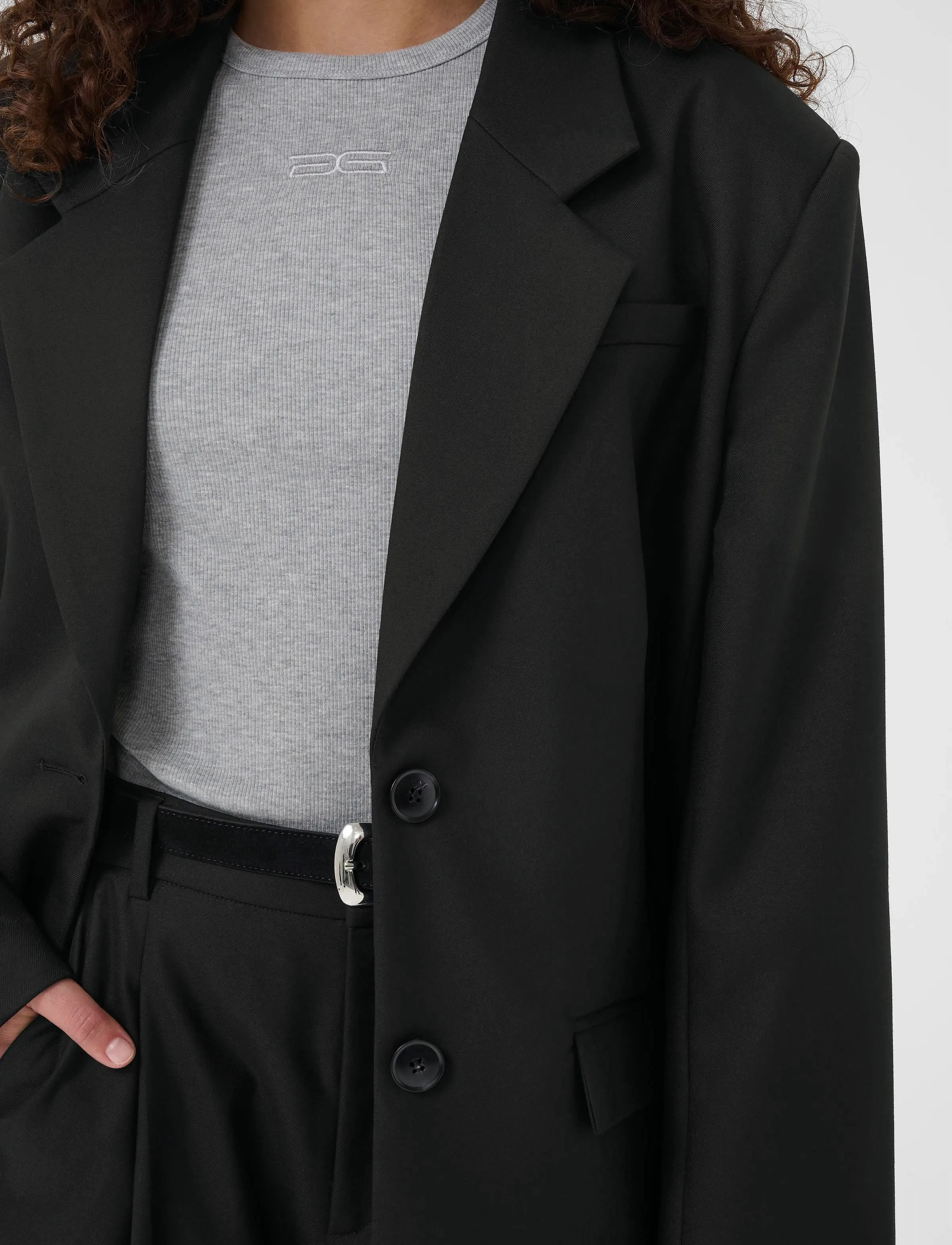 Gestuz - GZpaula OZ blazer NOOS - vienaeiliai švarkai - black - 5
