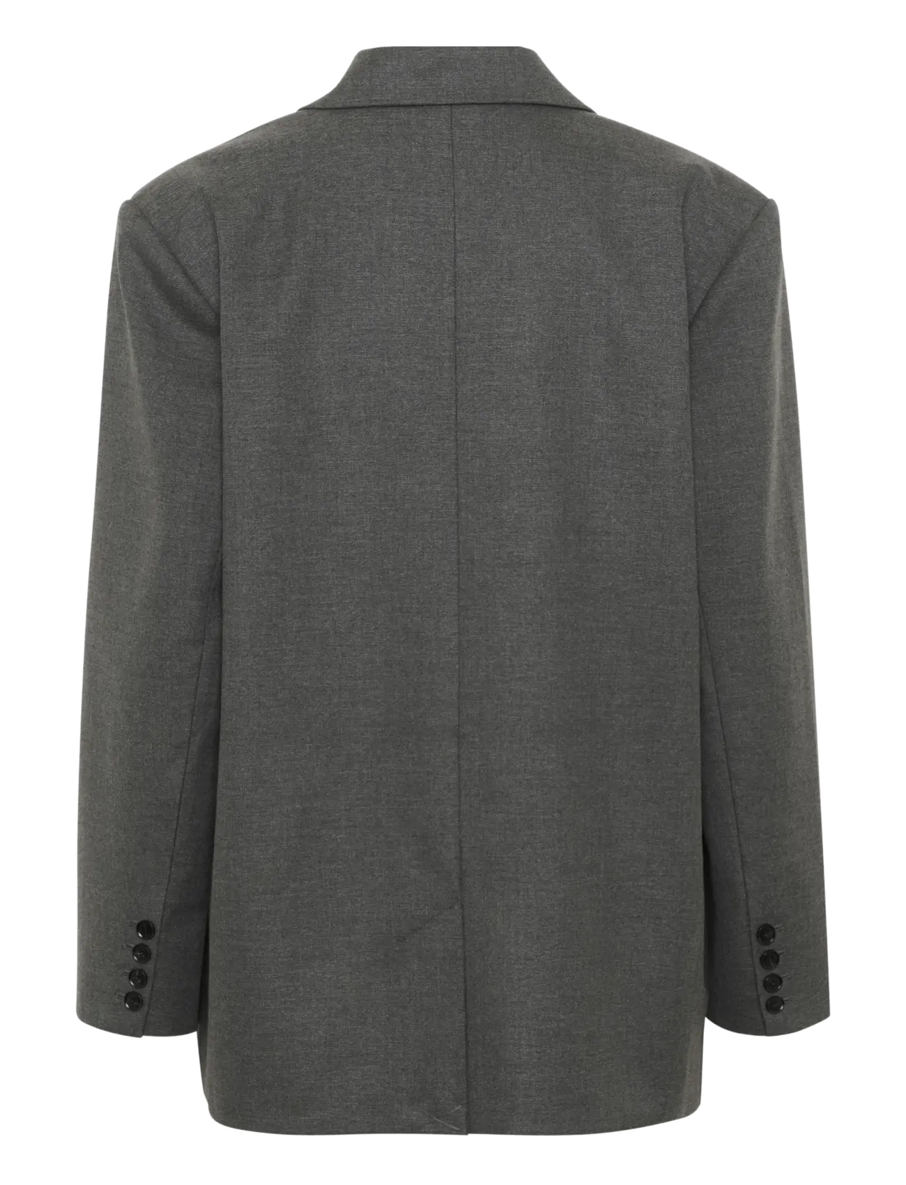 Gestuz - GZpaula OZ blazer NOOS - einhnepptir jakkar - dark grey melange - 2