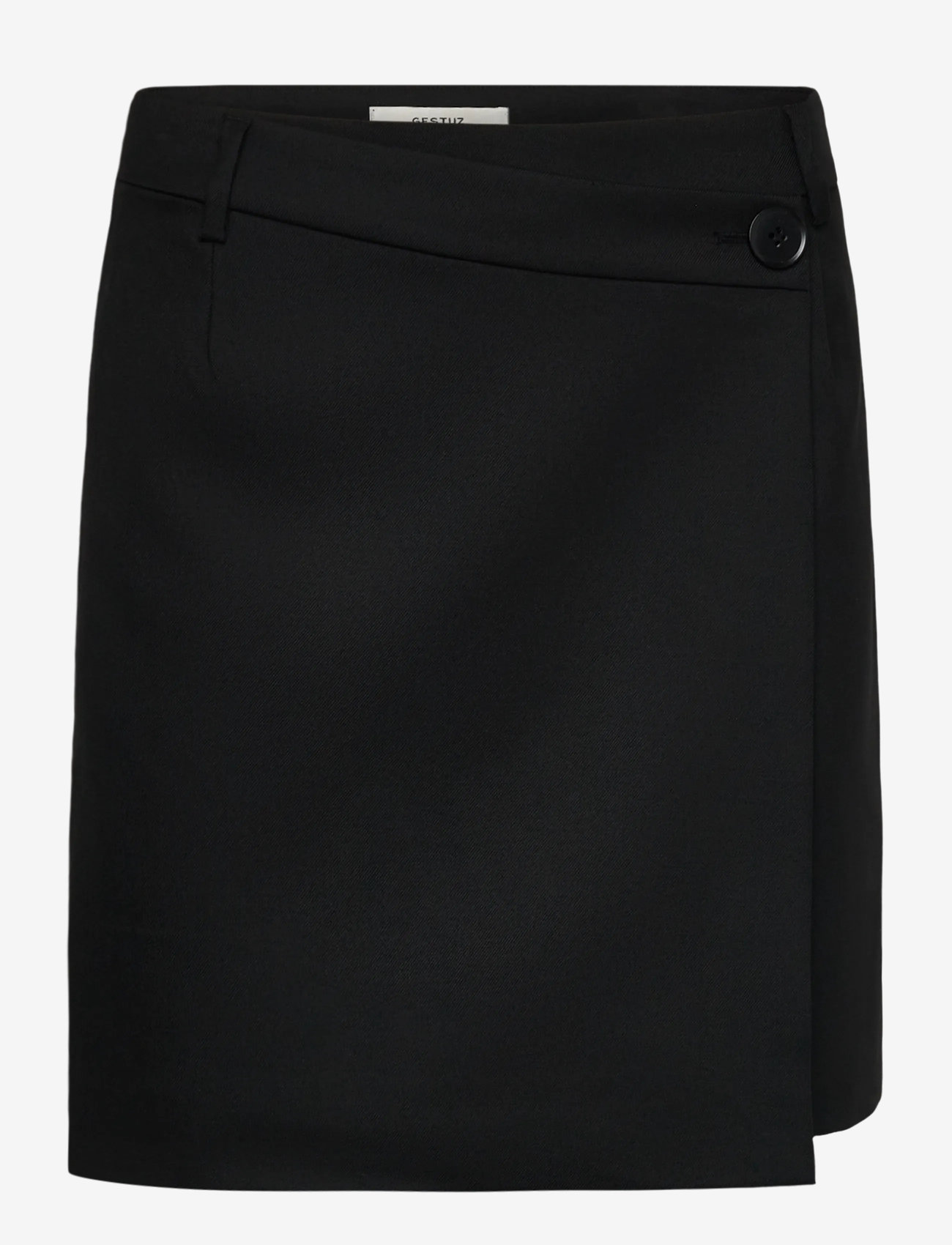 Gestuz - GZpaula MW wrap skirt NOOS - slå-om-nederdele - black - 1