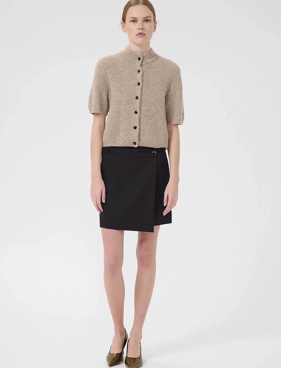 Gestuz - GZpaula MW wrap skirt NOOS - wrap skirts - black - 3