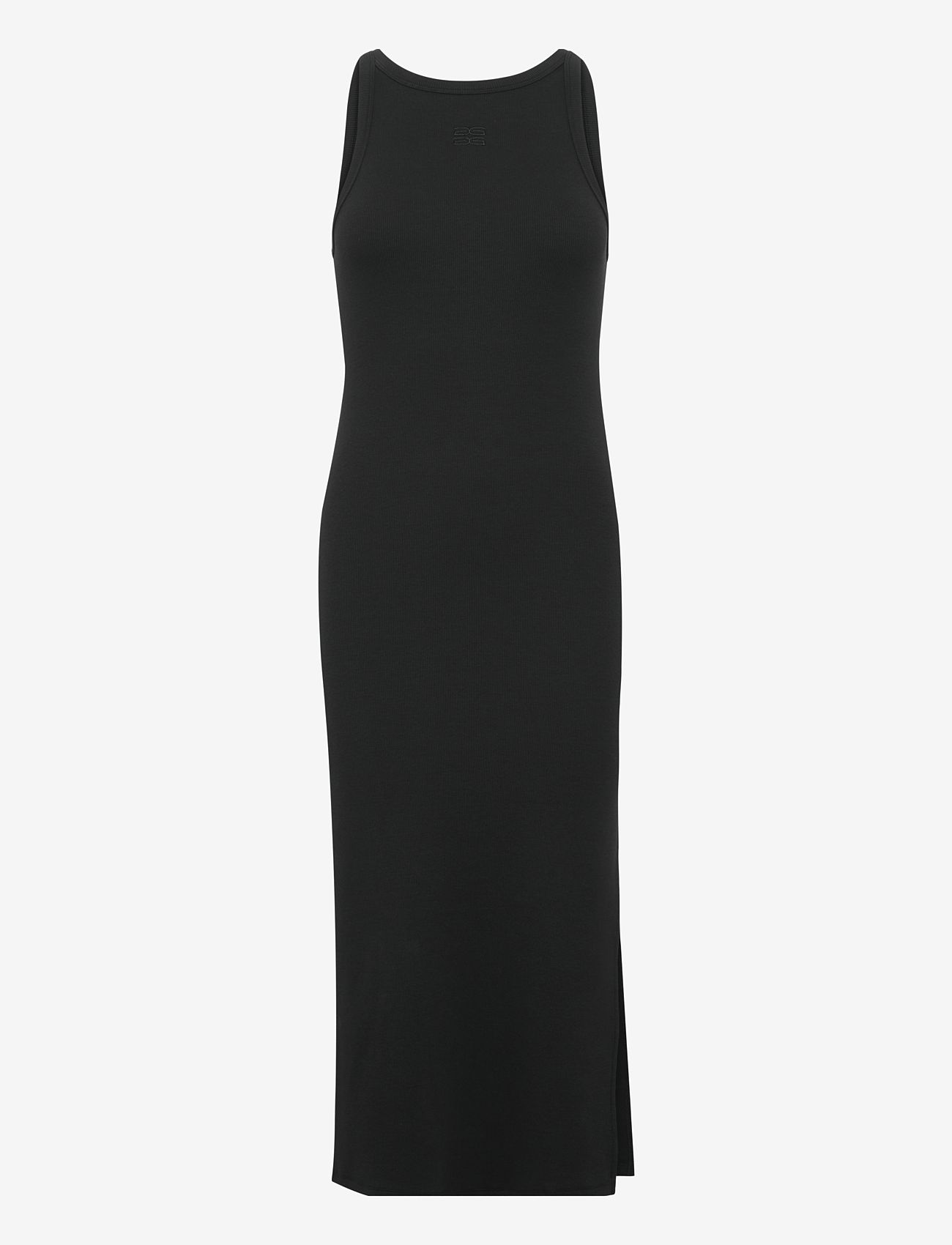 Gestuz - DrewGZ logo tank dress - aðsniðnir kjólar - black - 1