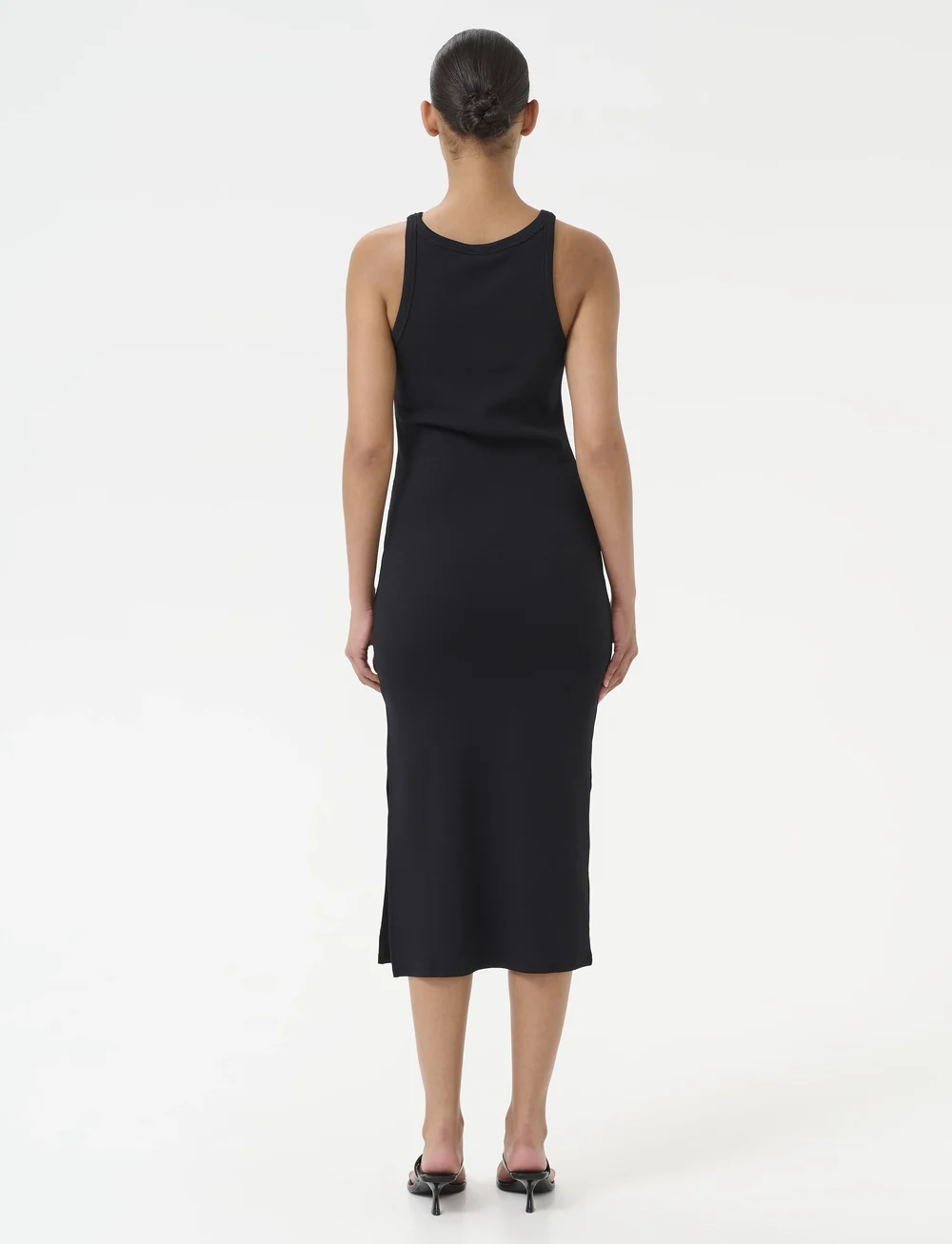 Gestuz - DrewGZ logo tank dress - aðsniðnir kjólar - black - 4