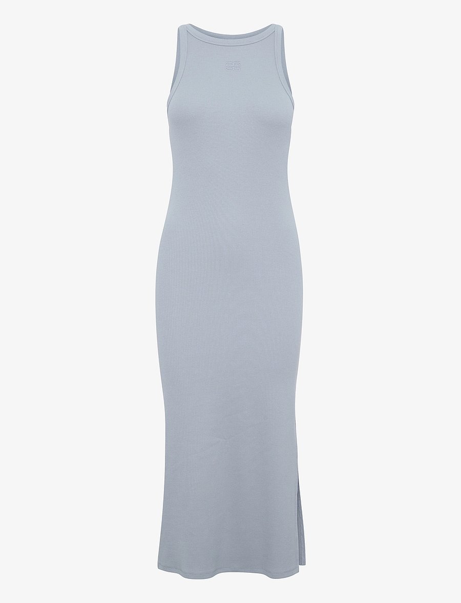 Gestuz - DrewGZ logo tank dress - etuikleider - grey blue - 1