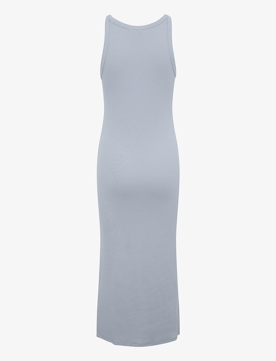 Gestuz - DrewGZ logo tank dress - etuikleider - grey blue - 2