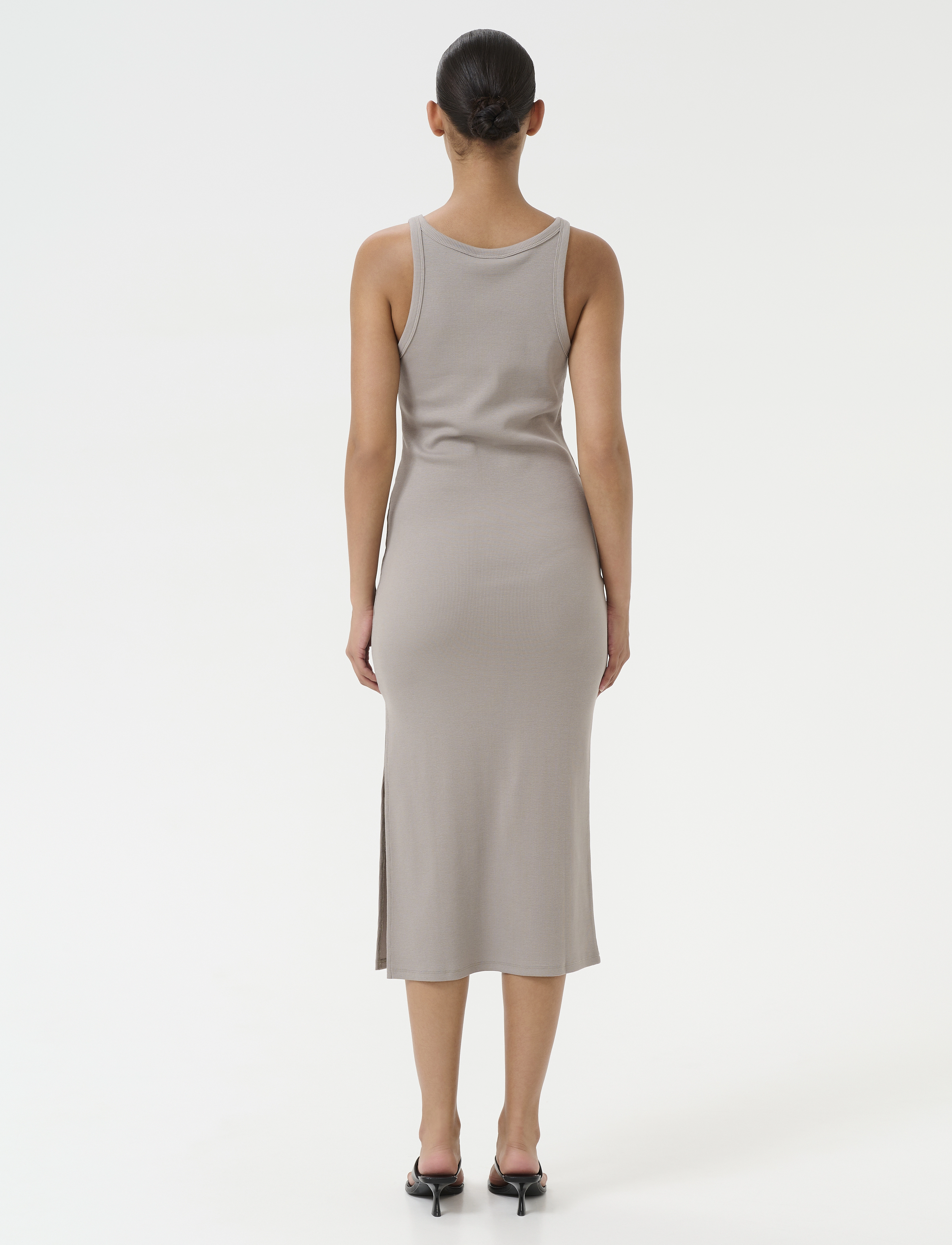 Gestuz - DrewGZ logo tank dress - rock ridge - 4