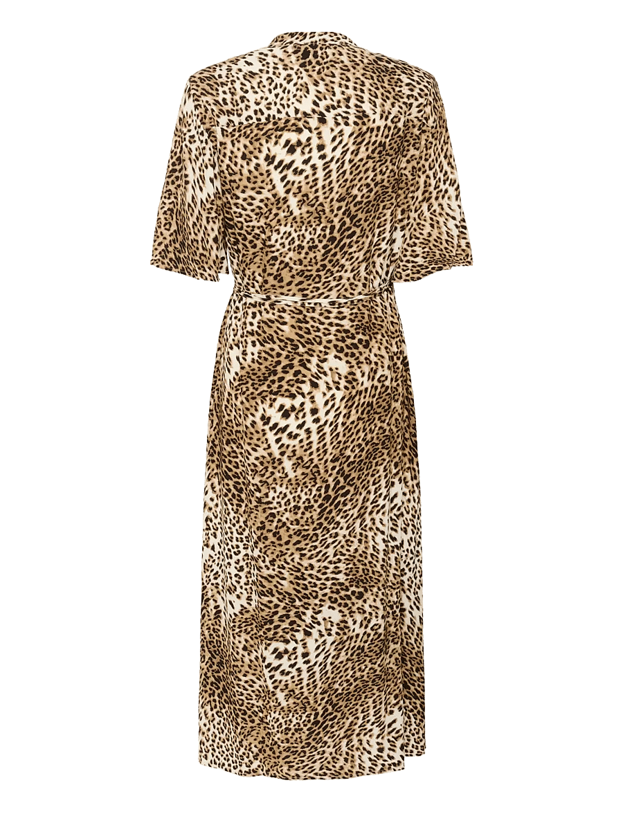 Gestuz - GZkadla wrap dress - robes portefeuille - light leopard - 2